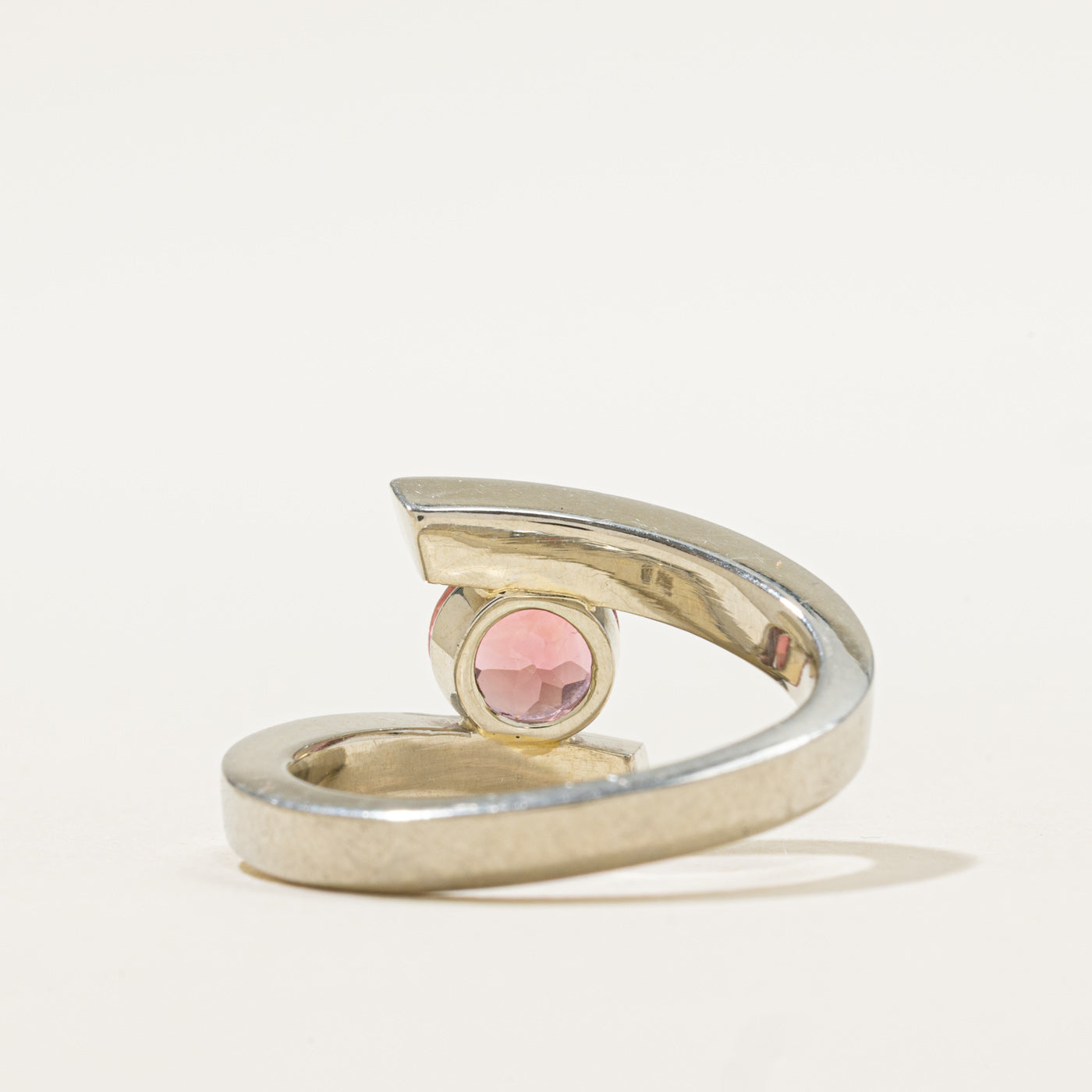 Pink Tourmaline & Diamond Ring | 1.10ct, 0.28ctw | SZ 7.25 |