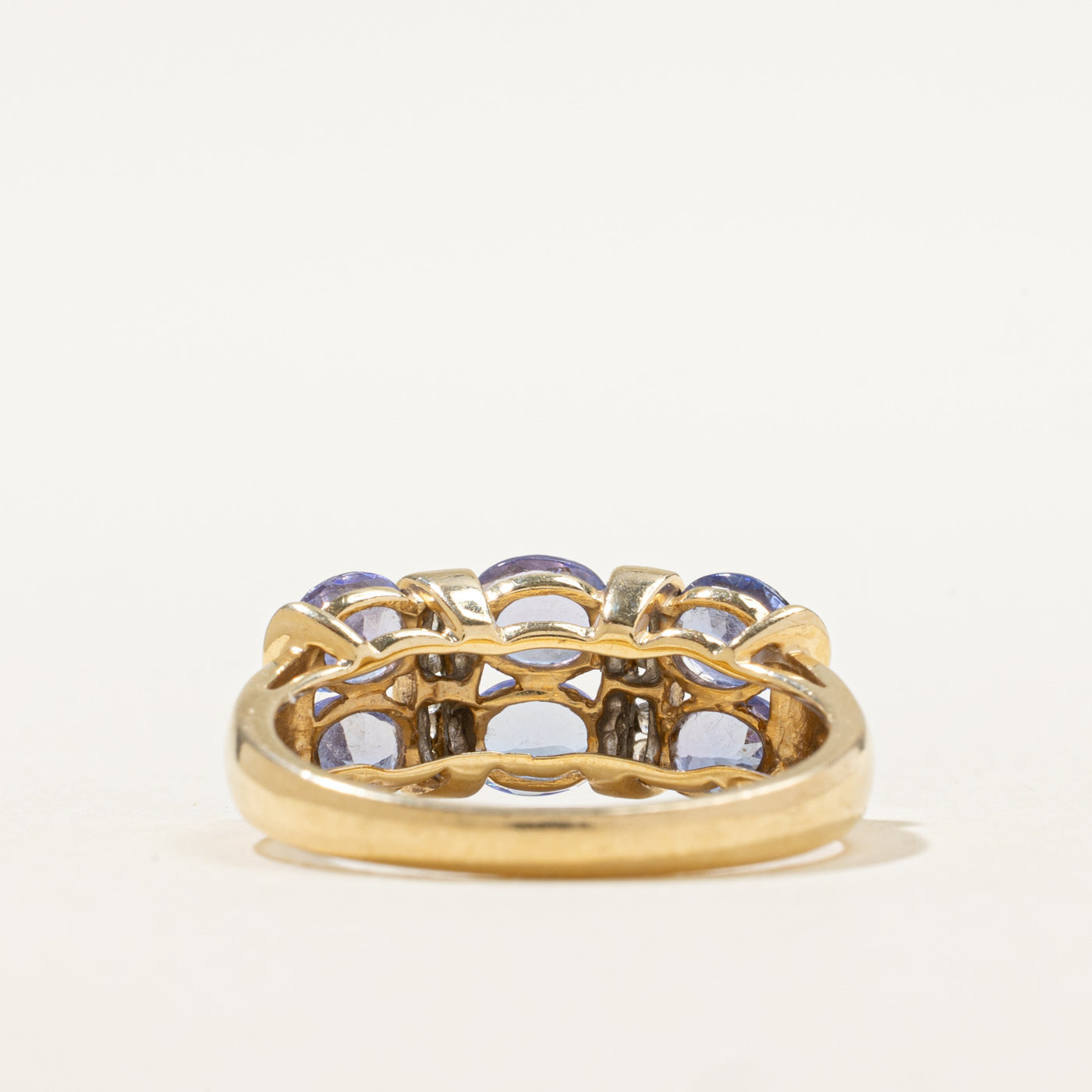 Bague en tanzanite et diamants | 2,50 ct, 0,10 ct | Taille 7 | 