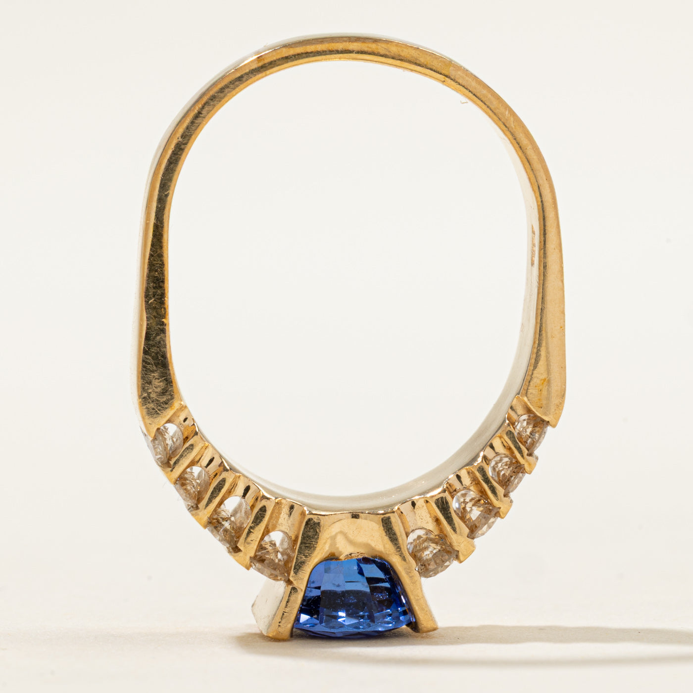 Tanzanite with Diamond Accents Ring | 1.60ct, 0.72ctw | SZ 7 |
