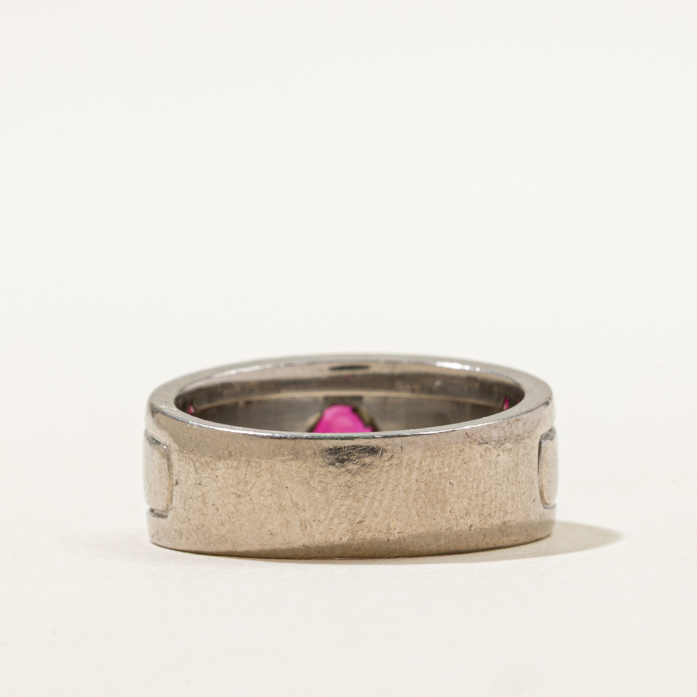 Solitaire Rubis Bande | Taille 6,5 | 