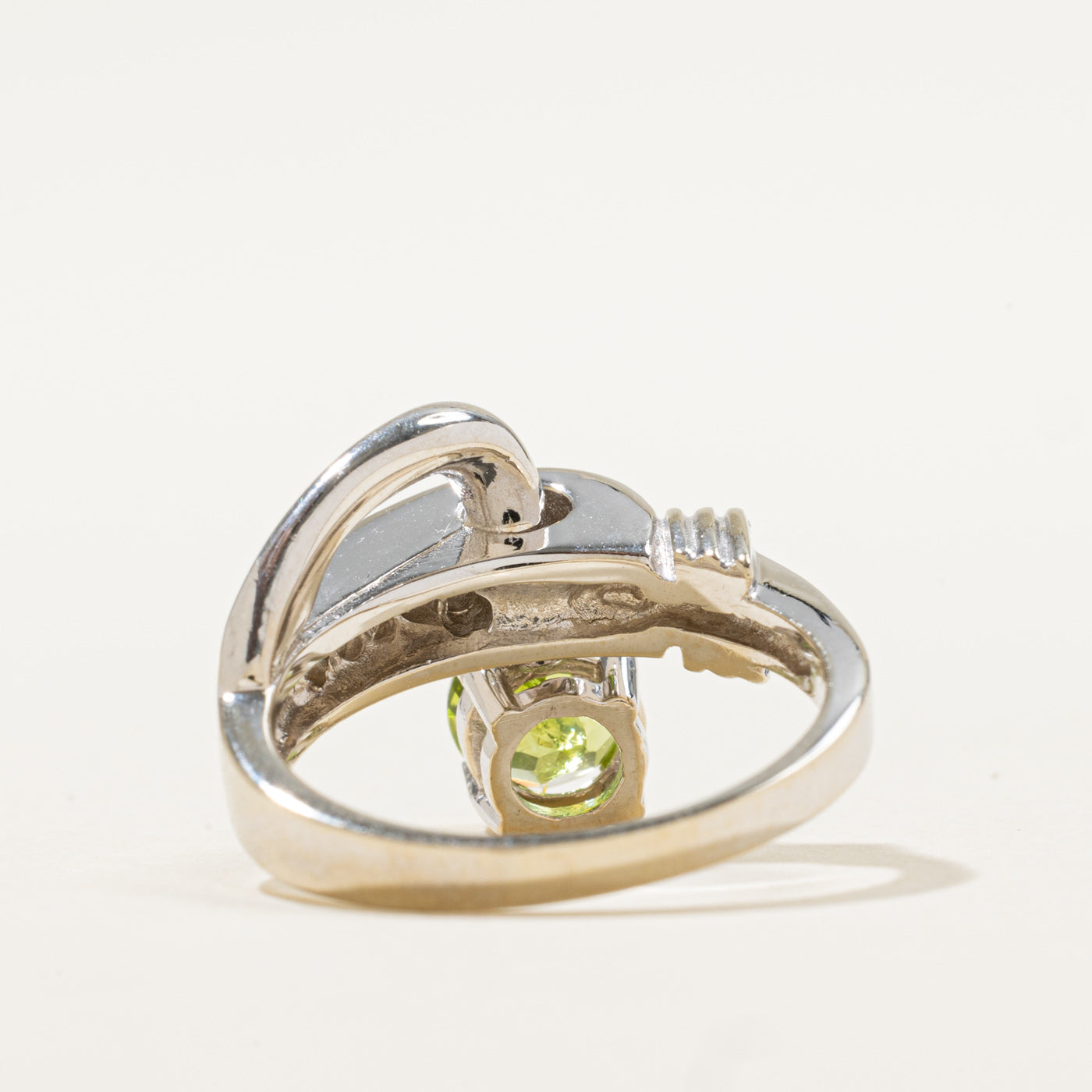 14k White Gold Cocktail Diamond Ring| 1.20ct, 0.16ctw | Sz 7.5