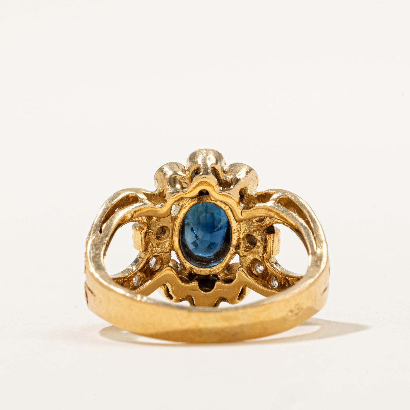 Sapphire & Diamond Ring | 0.33ctw, 0.50ct | SZ 5 |