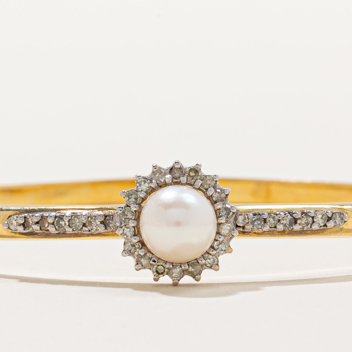Pearl & Diamond Bracelet | 0.25ctw | 7.5" |