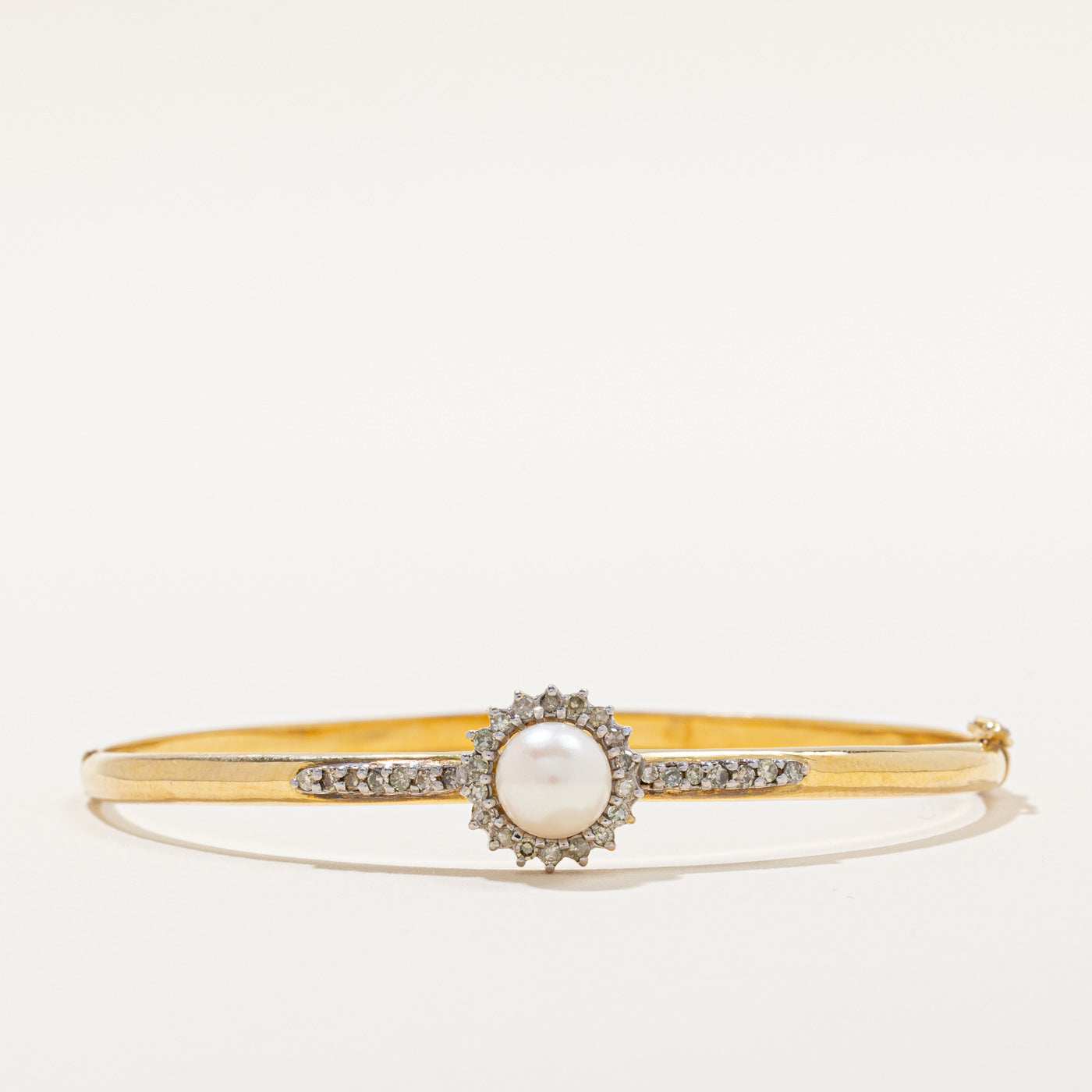Pearl & Diamond Bracelet | 0.25ctw | 7.5" |