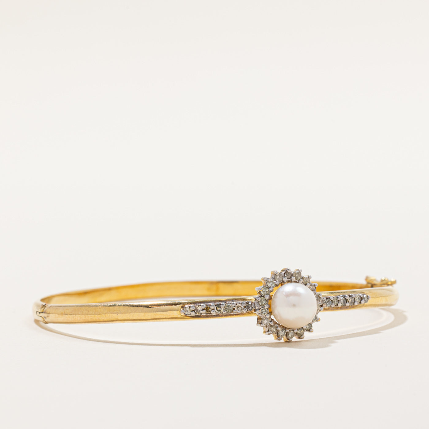 Pearl & Diamond Bracelet | 0.25ctw | 7.5" |