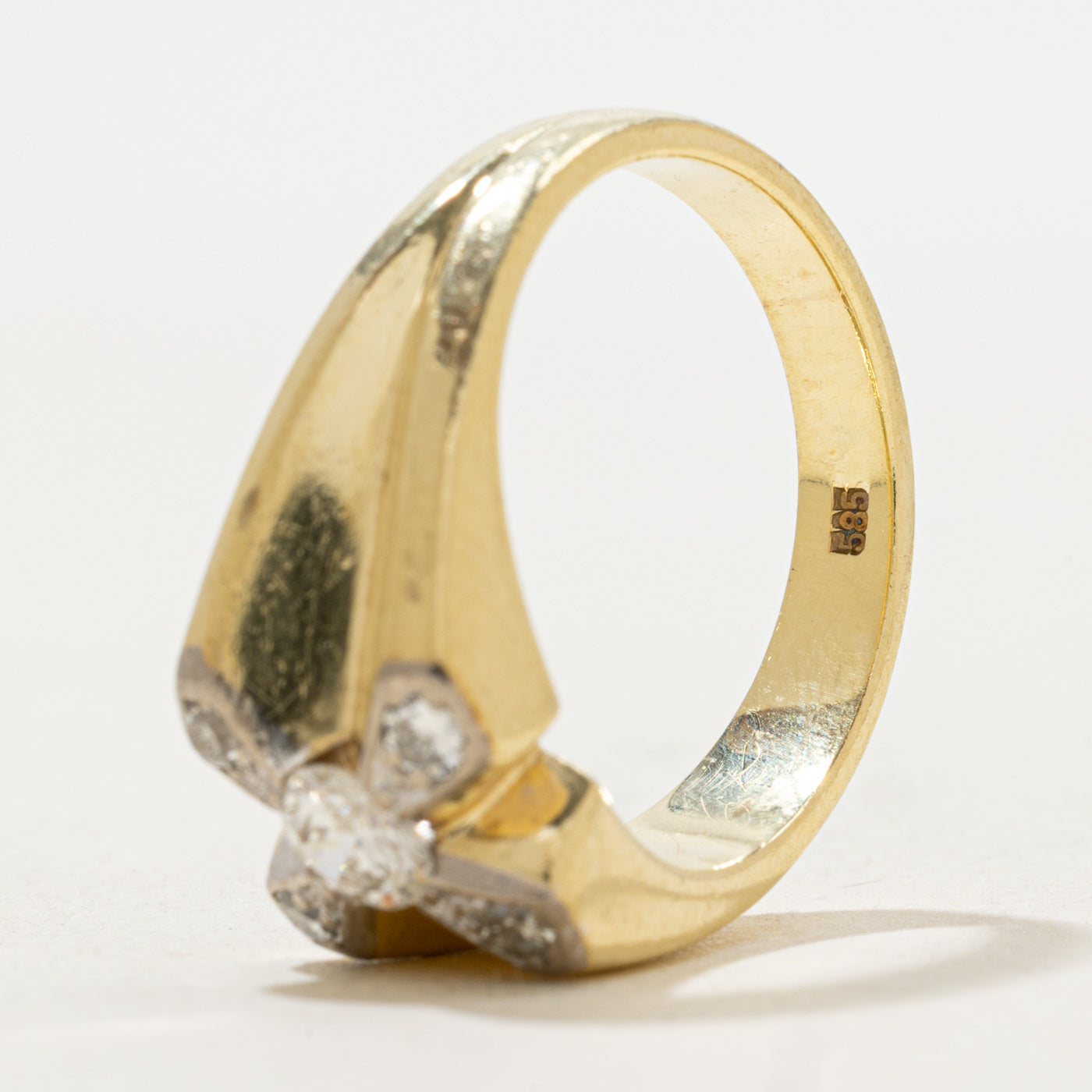 Five Stone Diamond Unisex Ring | 0.59 ctw, SZ 9.75 |