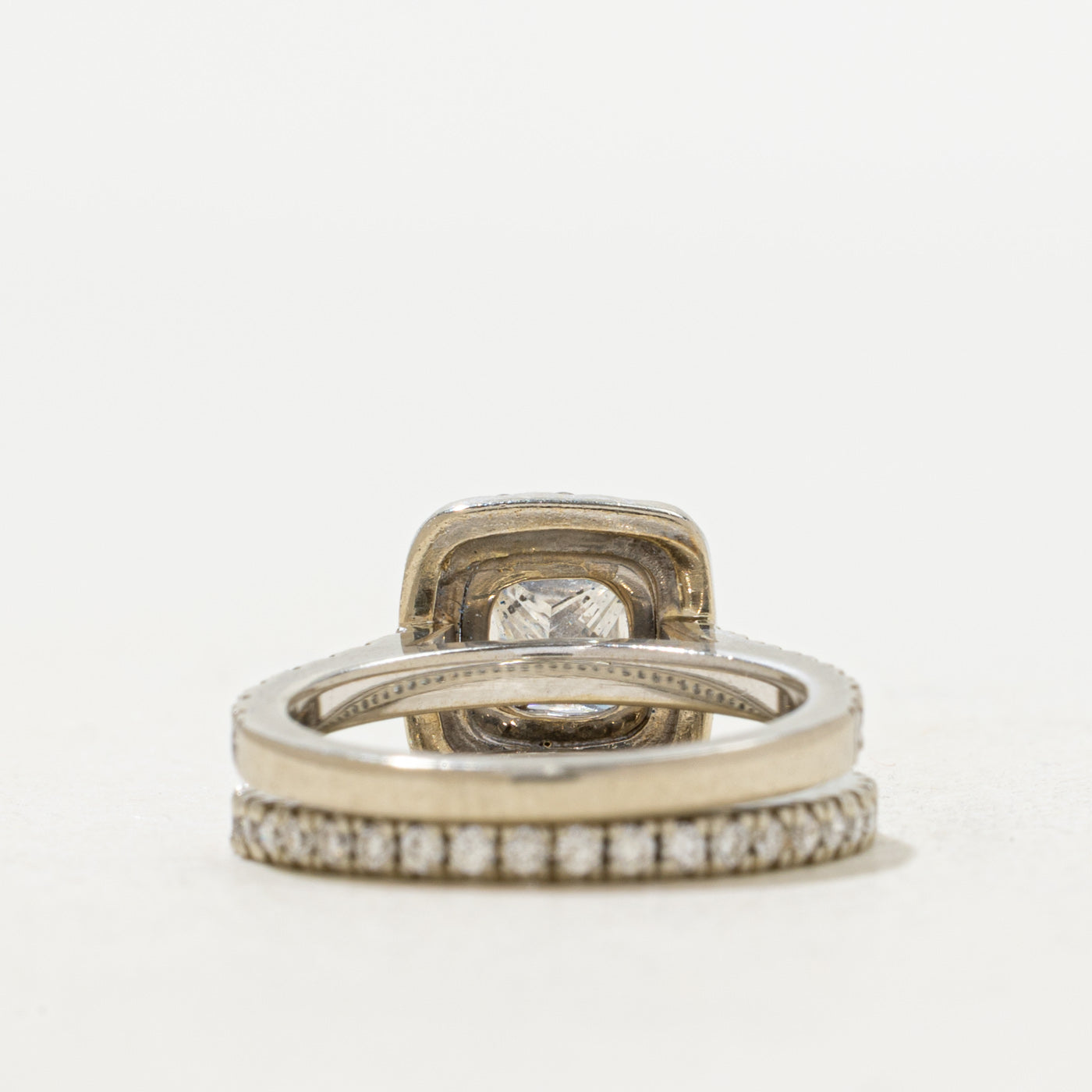 Ensemble de mariage Princesse Halo Diamant | 1,68 ctw, taille 3 |