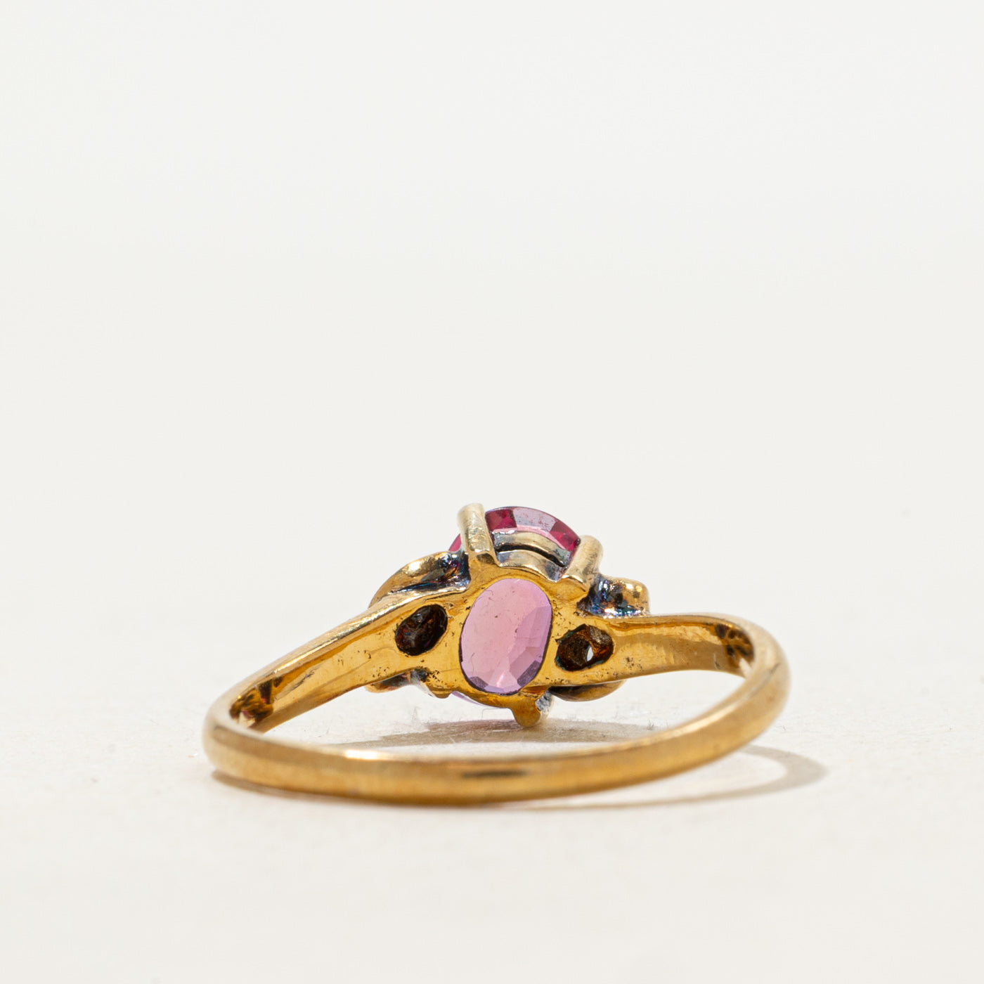 Ruby & Diamond Bypass Ring | 1.12ct, 0.04ctw | SZ 6 |