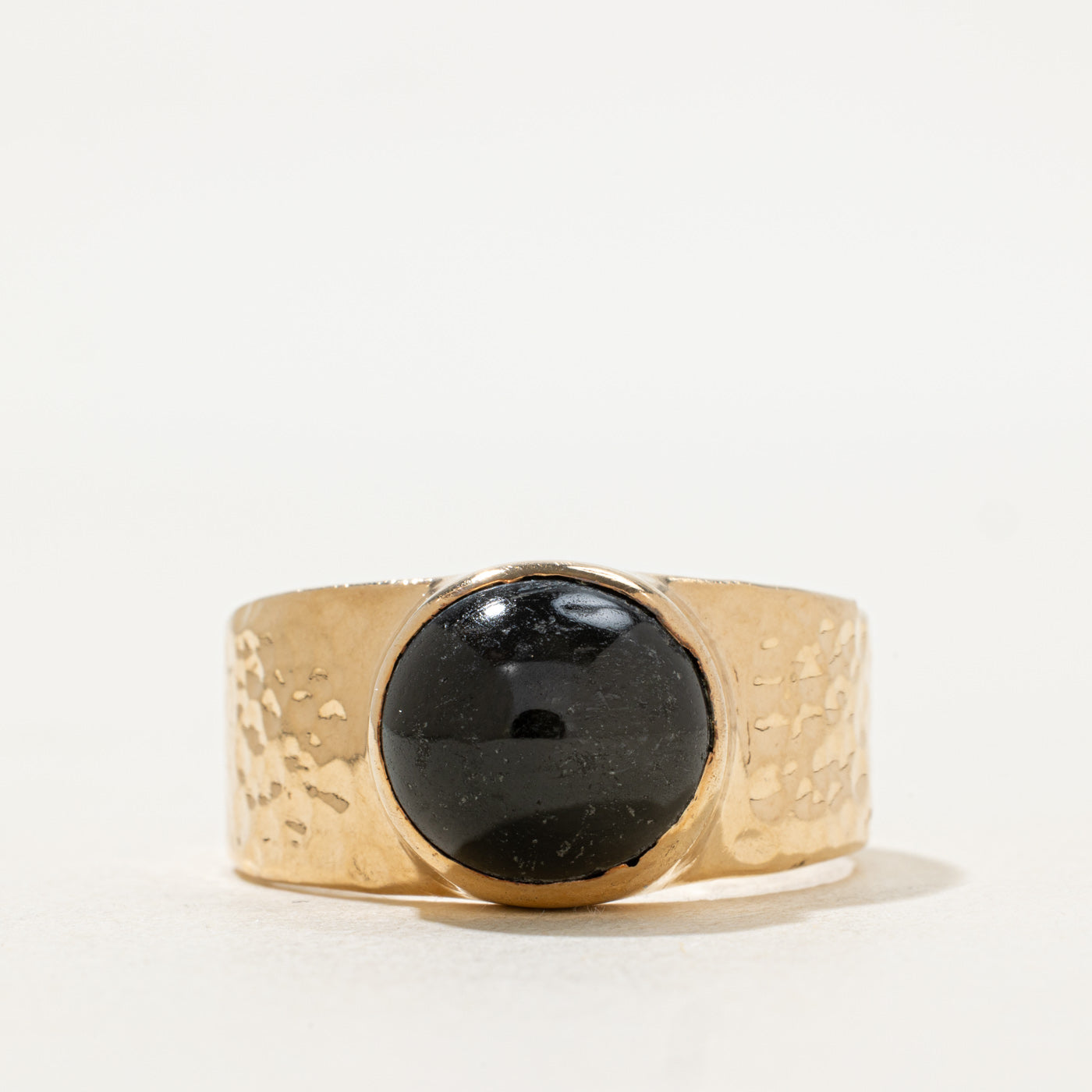 Bezel Set Solitaire Star Diopside Ring | 10.0ct | SZ 15.25 |