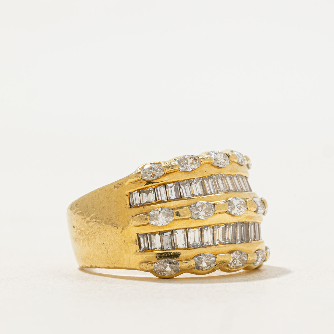 Heavy Diamond Cluster Ring | 2.00 ctw SZ 8.75 |