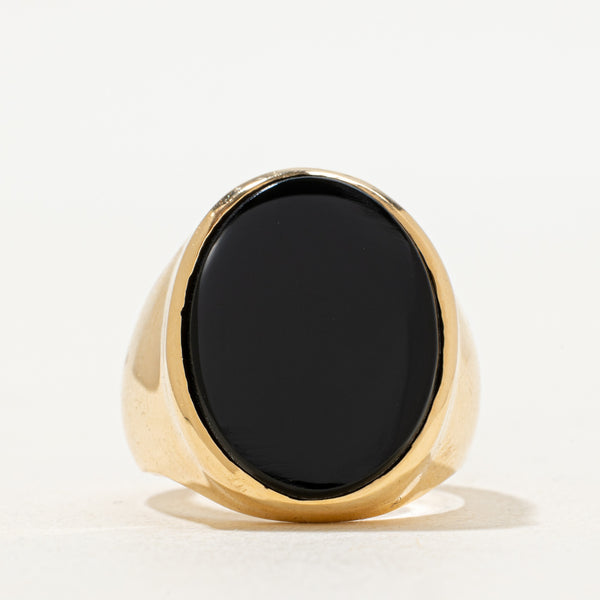 Onyx Signet Ring | SZ 7.25 |