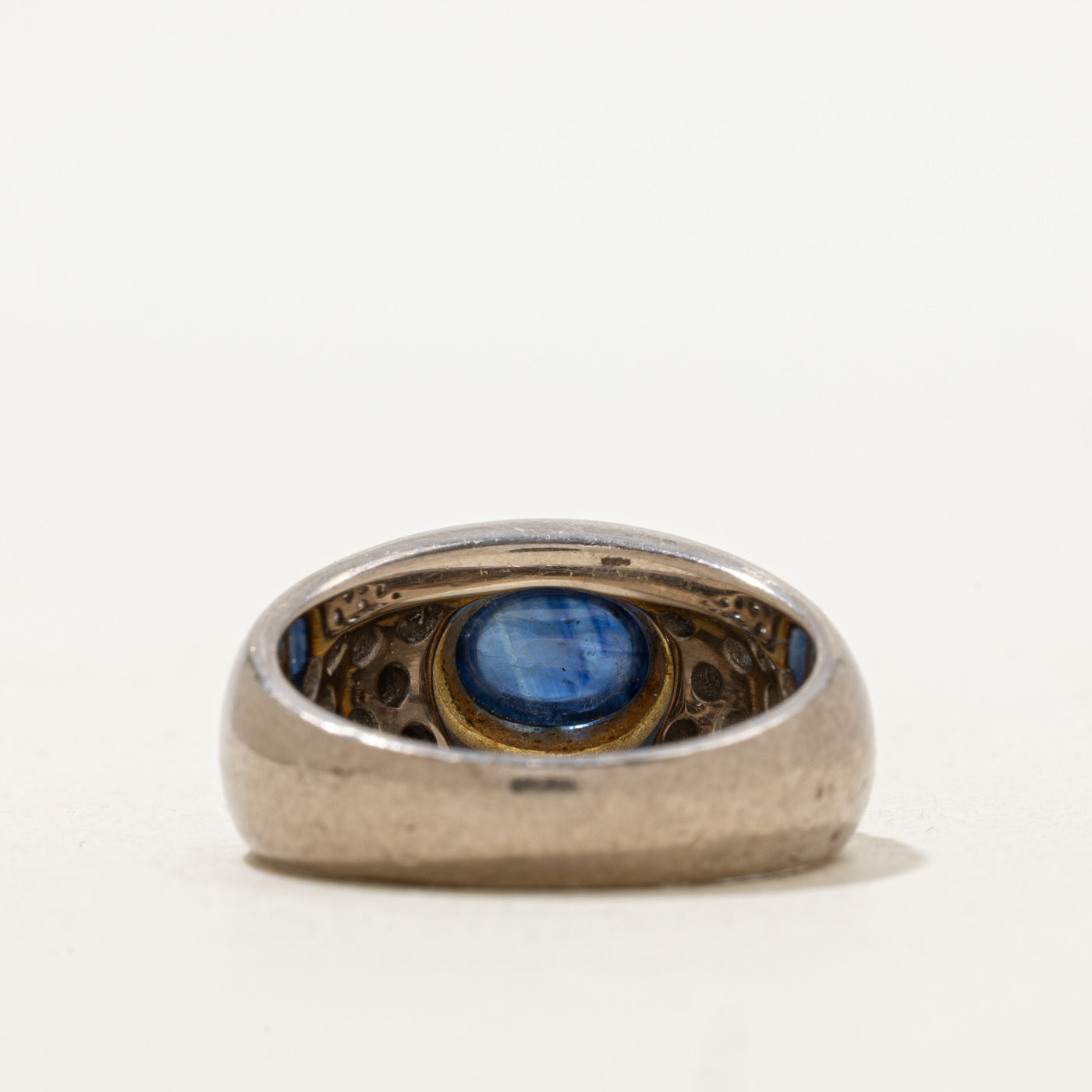 Cabochon Sapphire & Diamond Ring | 2.00ct, 0.62ctw | SZ 7.25 |