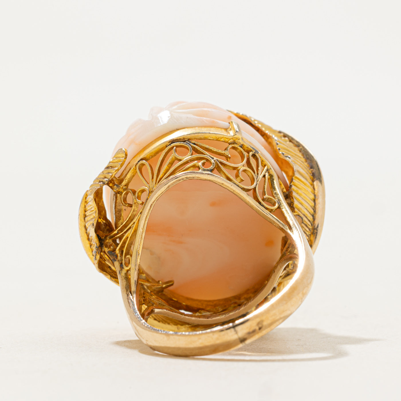Pink Coral Cocktail Ring | 43.00ct | SZ 5.25 |