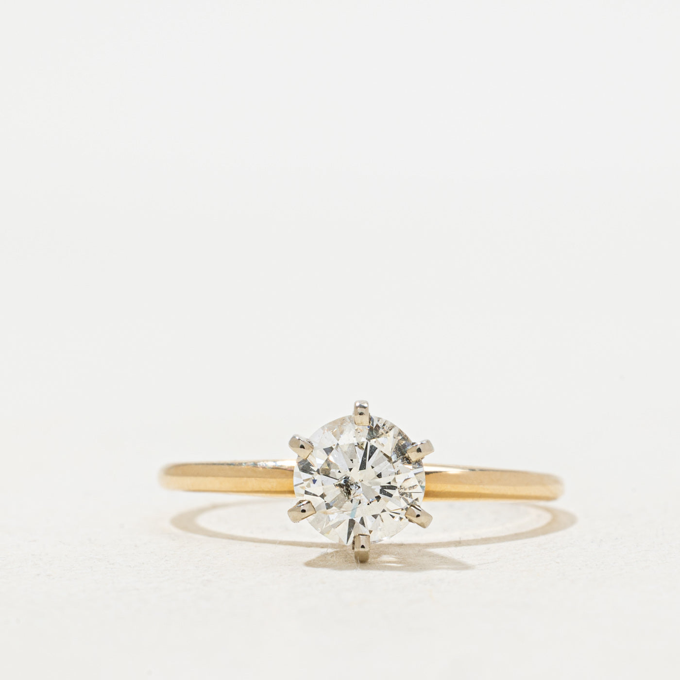 Six Prong Solitaire Diamond Engagement Ring | 0.95 ct, SZ 8.5 |