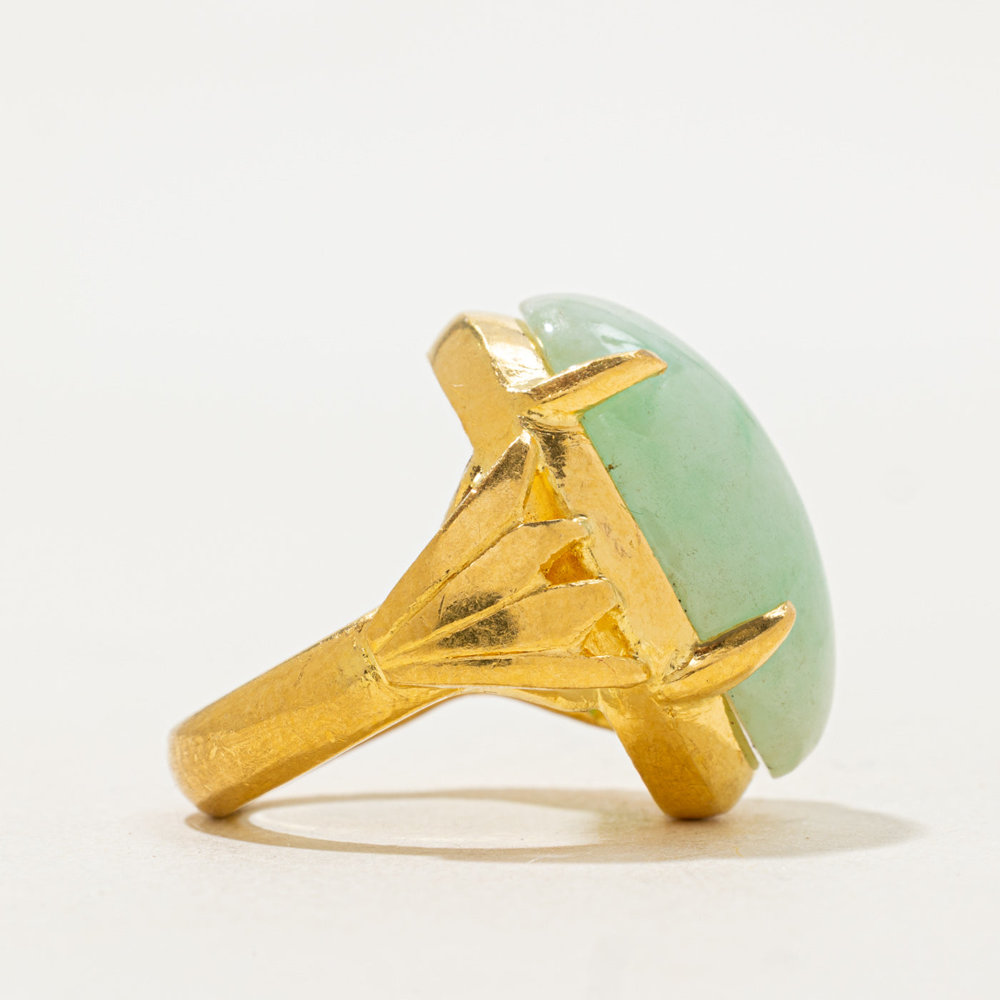 Jadeite Cocktail Ring | 21.00ct | SZ 4 |