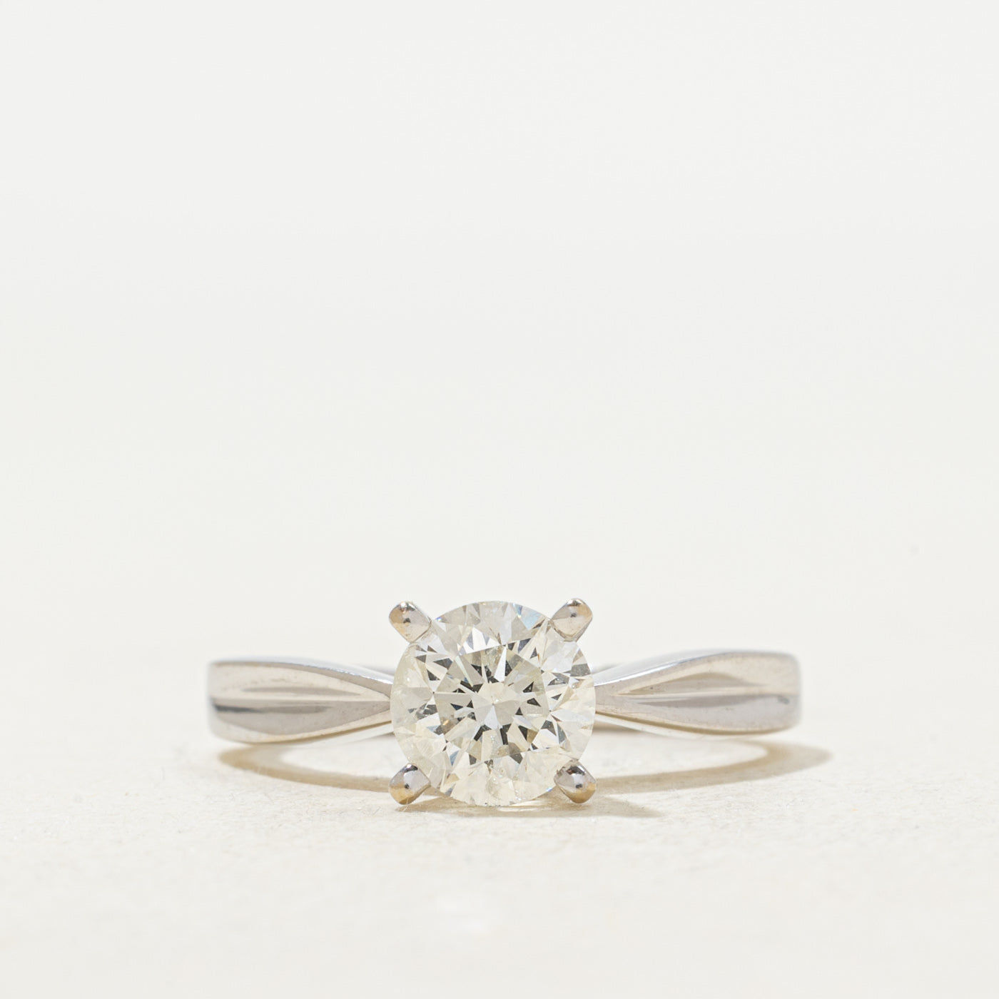 Prong Set Solitaire Diamond Engagement Ring | 1.01 ct, SZ 4.75 |