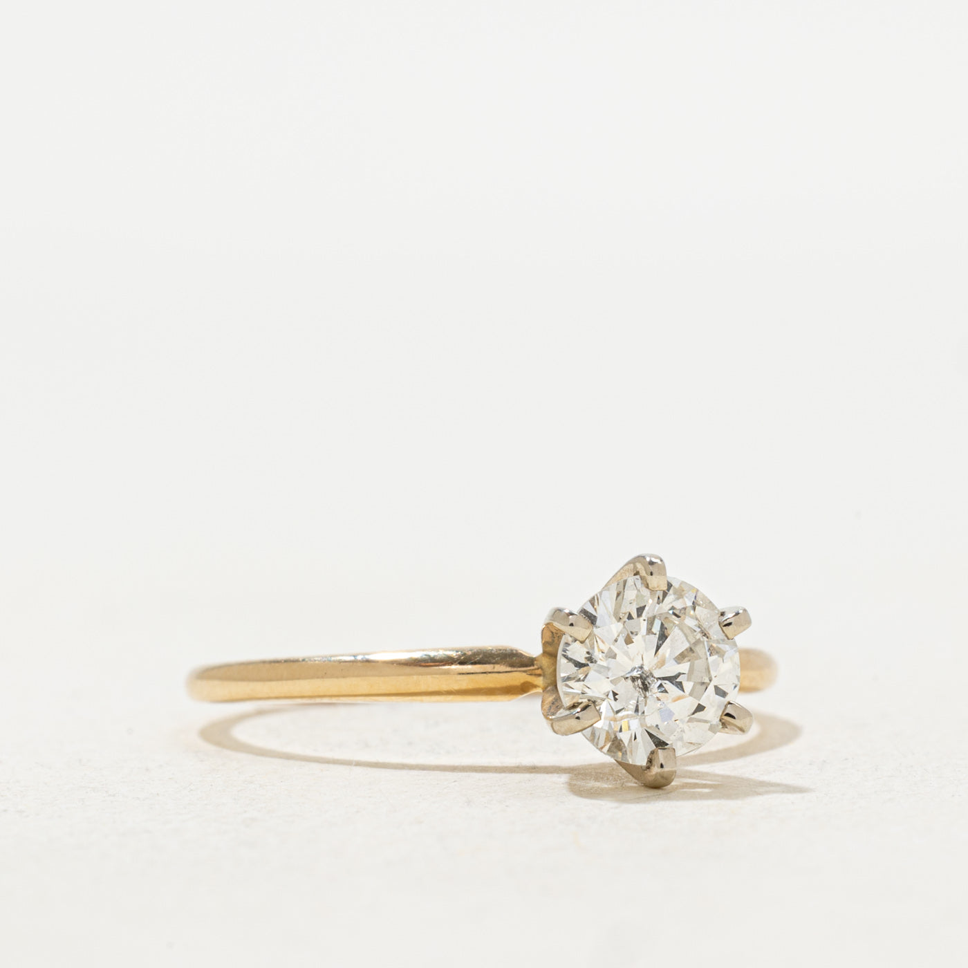 Six Prong Solitaire Diamond Engagement Ring | 0.95 ct, SZ 8.5 |