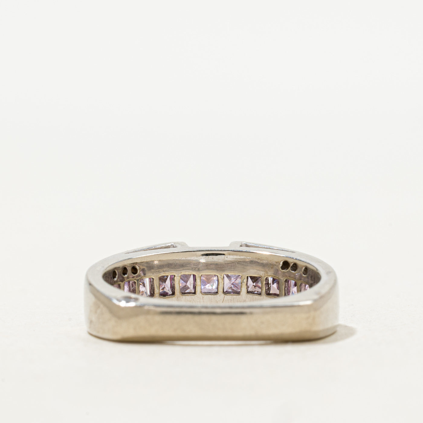 High Set Diamond & Sapphire Engagement Ring | 0.92 ctw, SZ 7 |