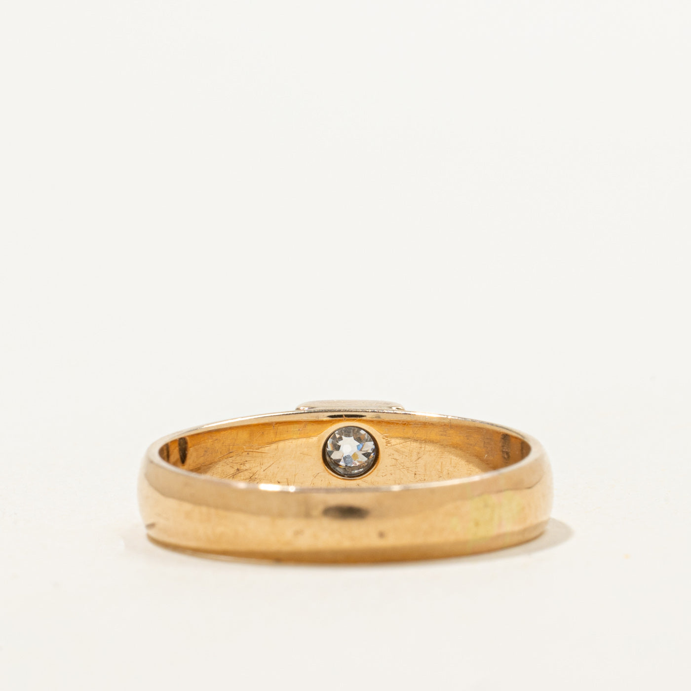 Solitaire Old Mine Diamond Ring | 0.11ct | SZ 7 |