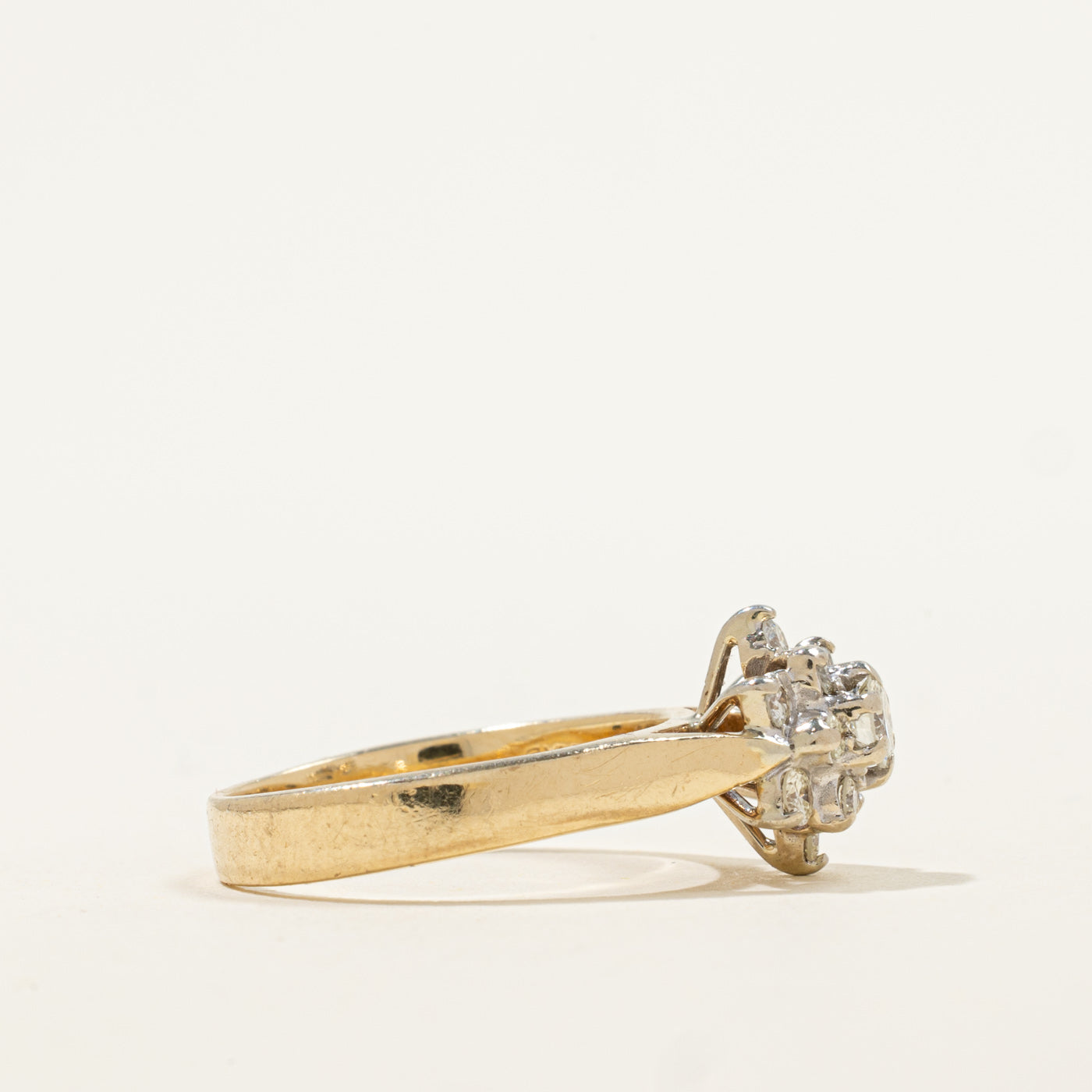 Bague cocktail en diamants | 0,38 ct | Taille 6,5 |