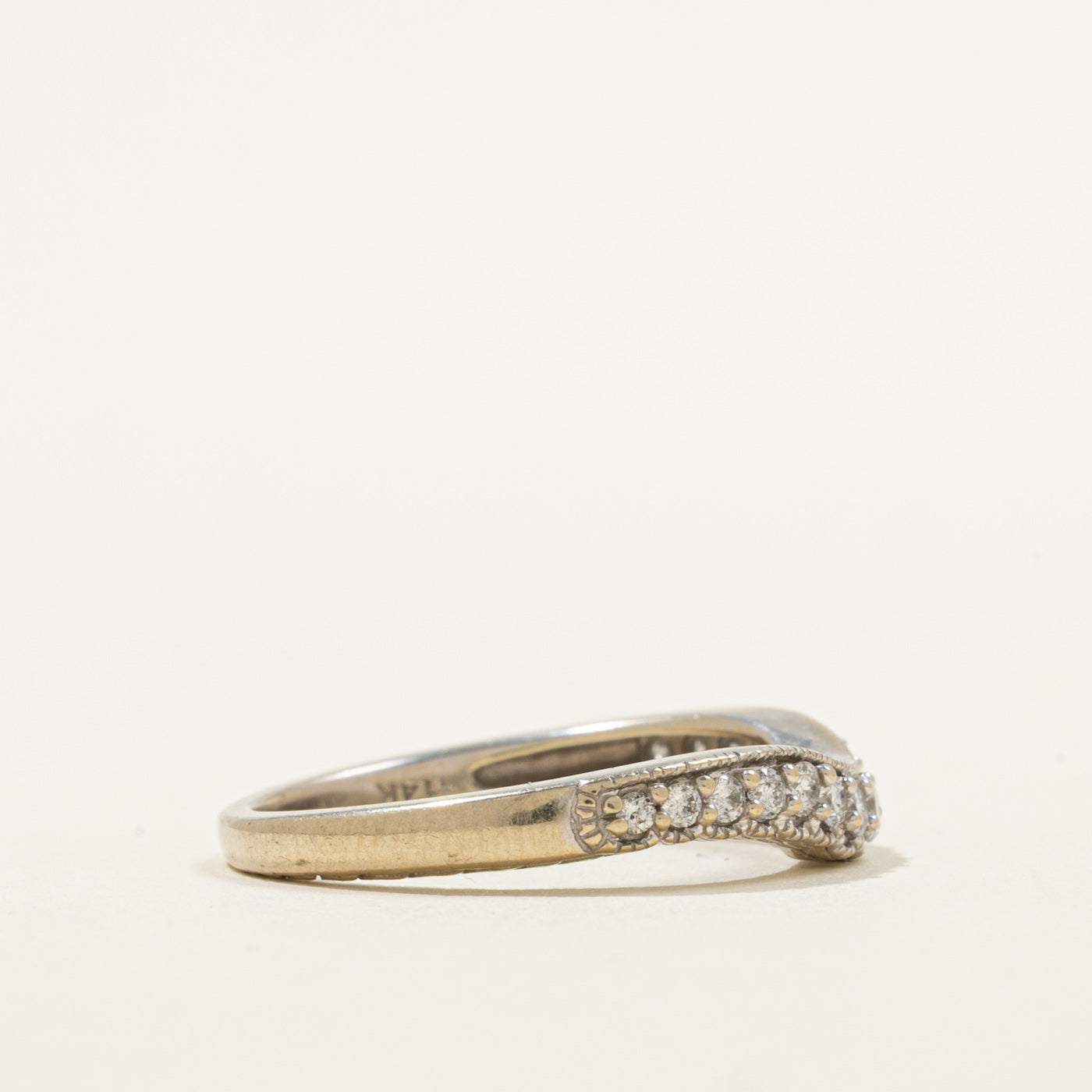 Bague contour en diamant | 0,23 ct | Taille 5,75 |