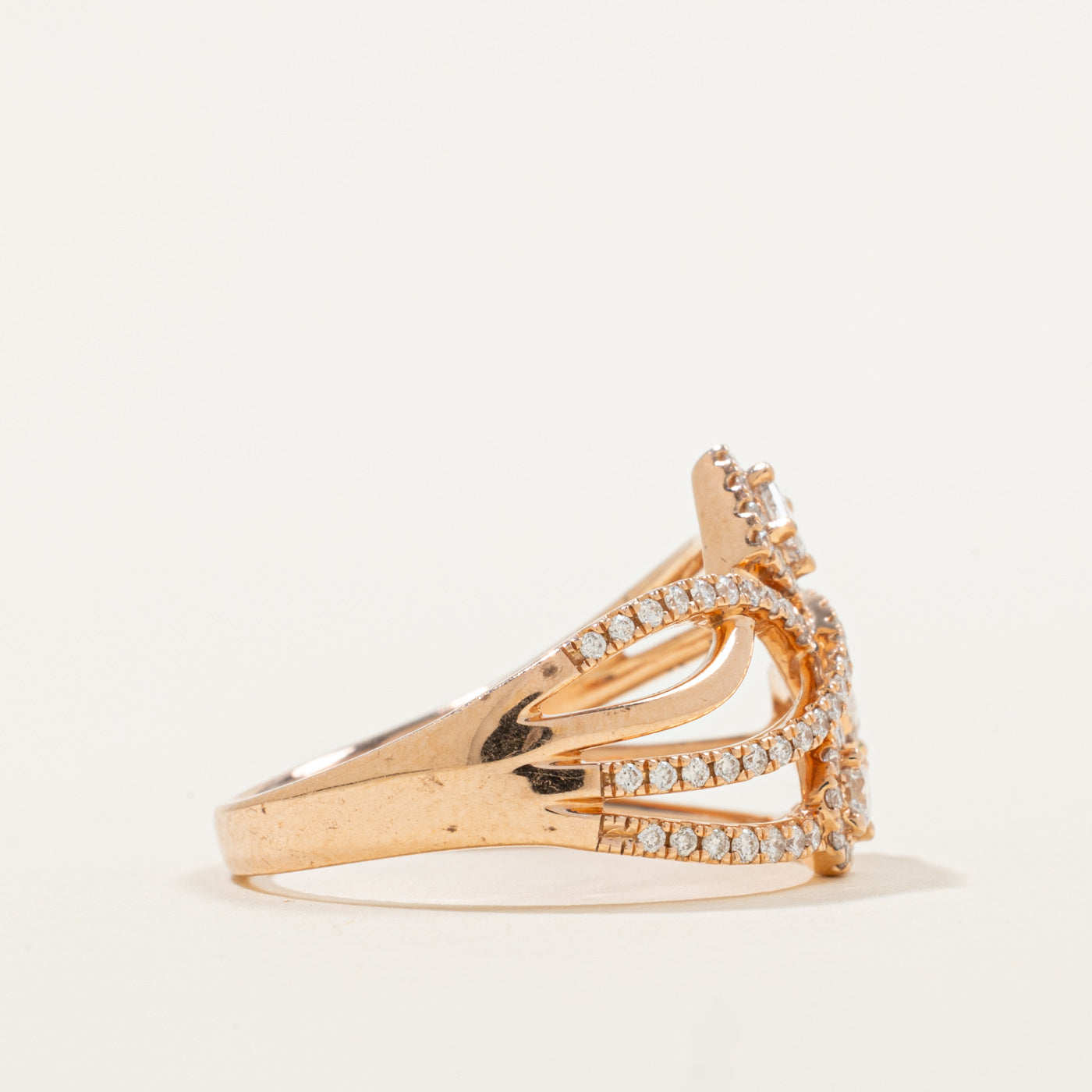 Bague cocktail en diamant « Michael Hill » | 0,75 ct | Taille 7,25 |
