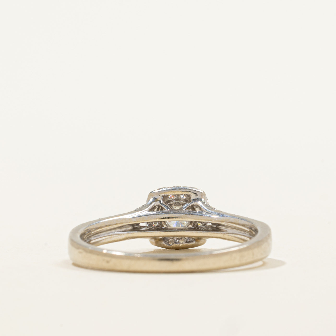 Halo Diamond 14k Ring | 0.46ctw | SZ 7.25 |