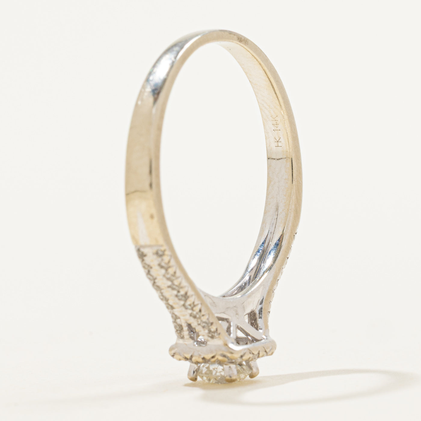 Halo Diamond 14k Ring | 0.46ctw | SZ 7.25 |
