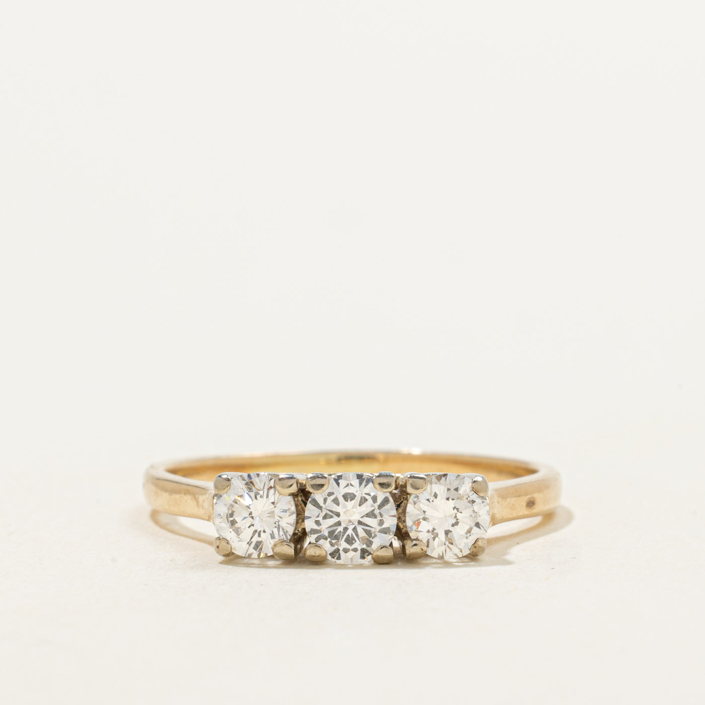 Classic Three Stone Diamond Ring | 0.59ctw | SZ 7 |