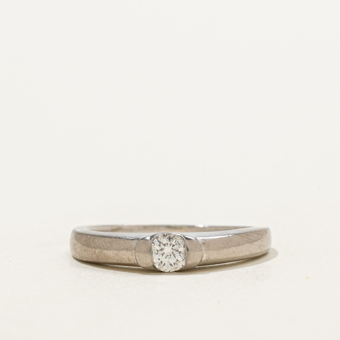Birks' Semi Bezel Solitaire Diamond Ring | 0.14ct | SZ 4.75 |