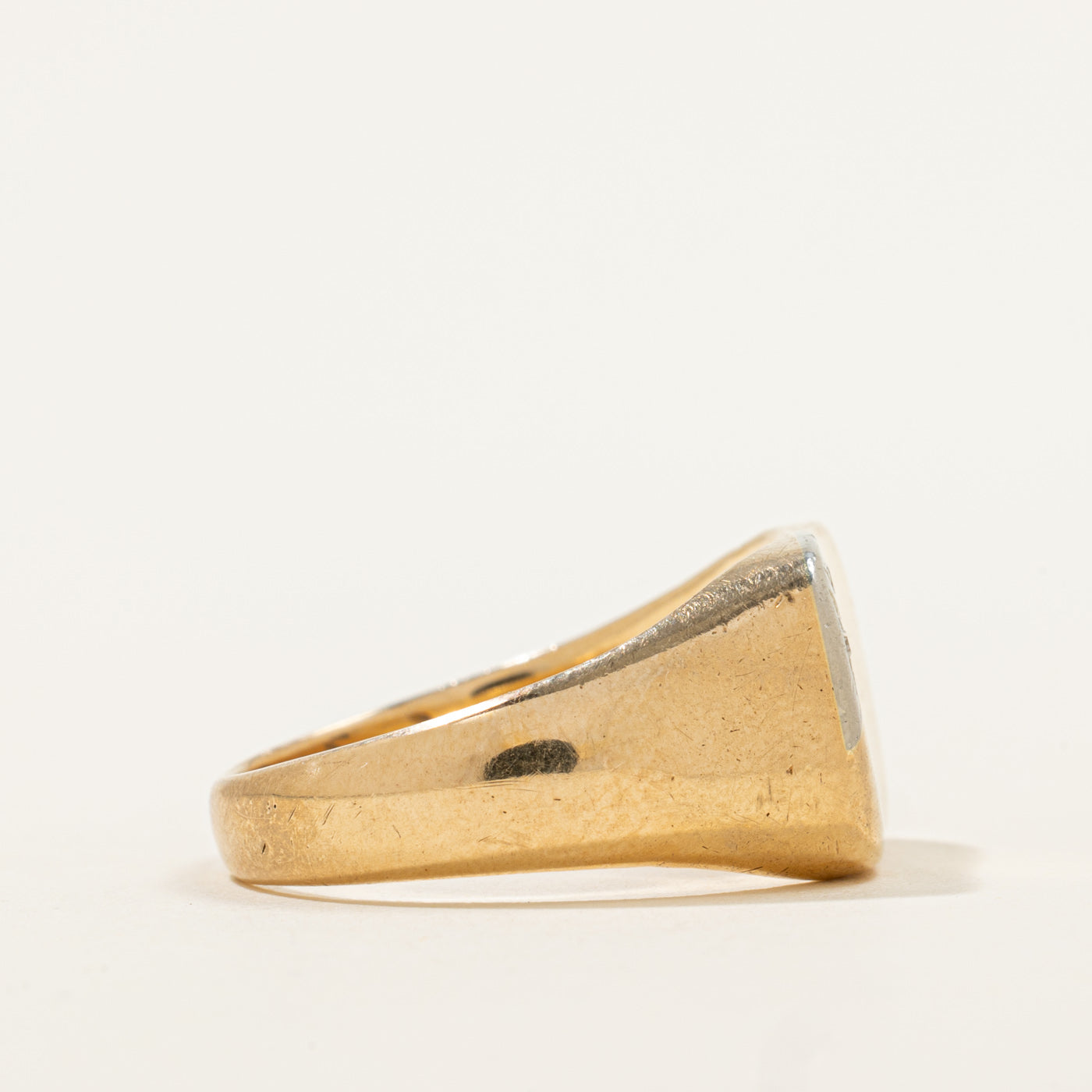 Diamond Signet Ring | 0.02ctw | SZ 11 |