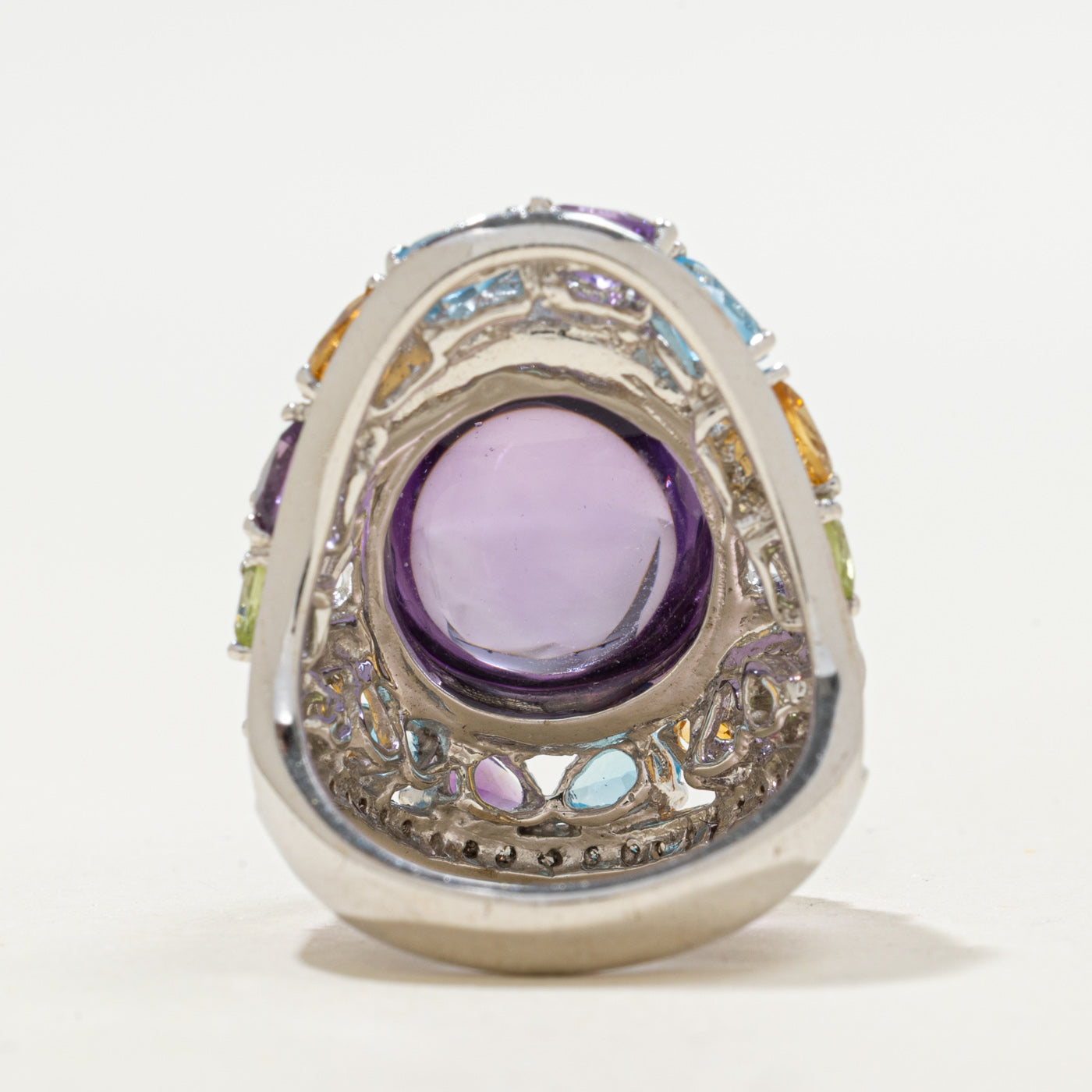 Bague cocktail multi-pierres | 21,54 ct | Taille 7 | 