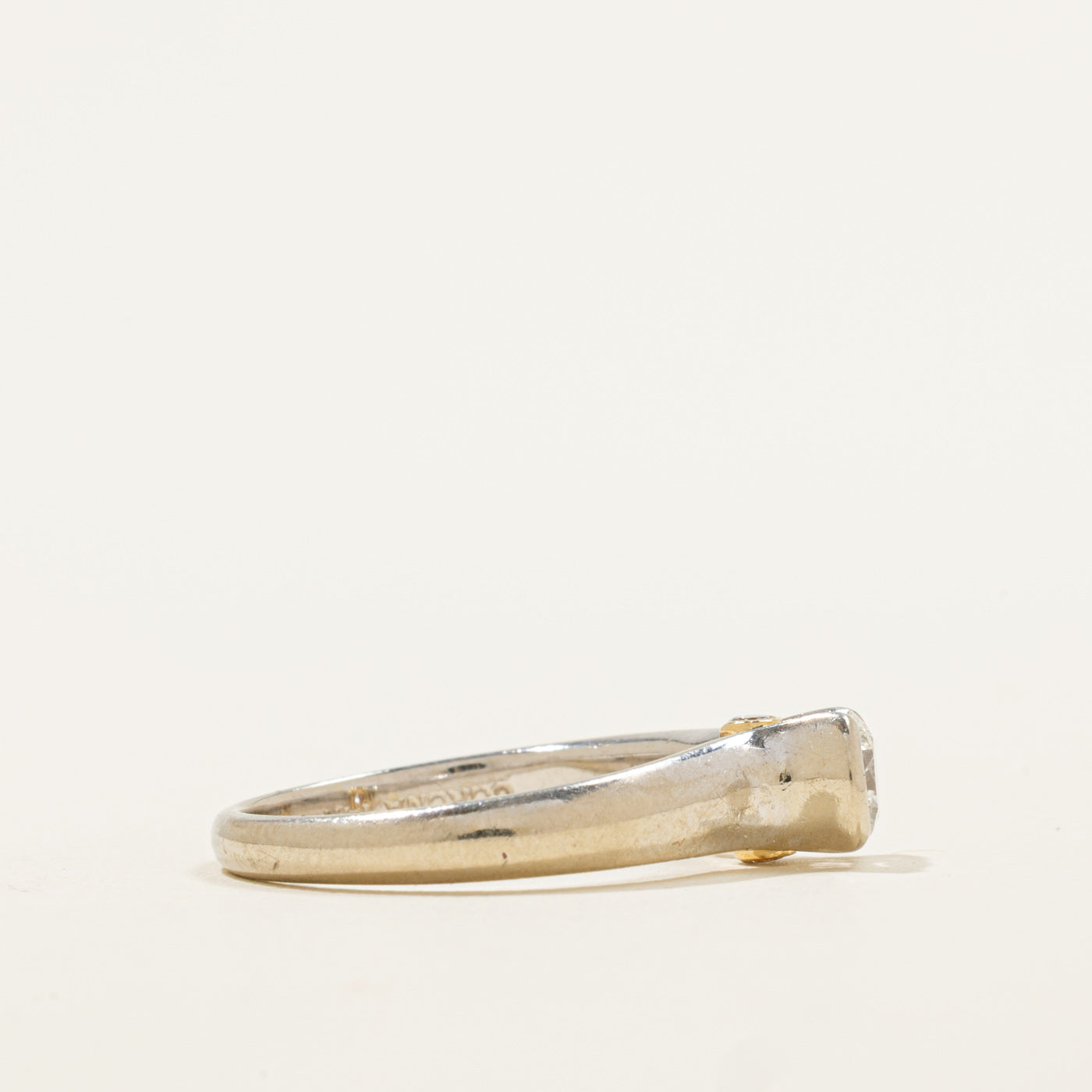 Semi Bezel Solitaire Diamond Ring | 0.48ctw | SZ 6 |