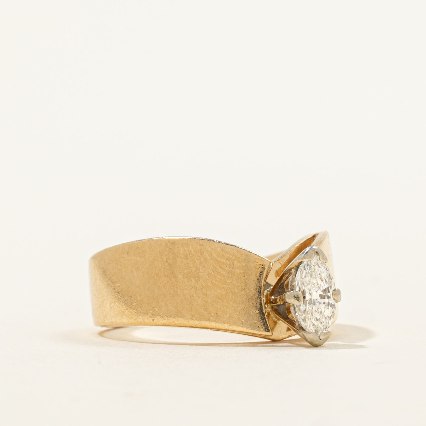 Chevron Marquise Diamond Ring | 0.39ct | SZ 5 |