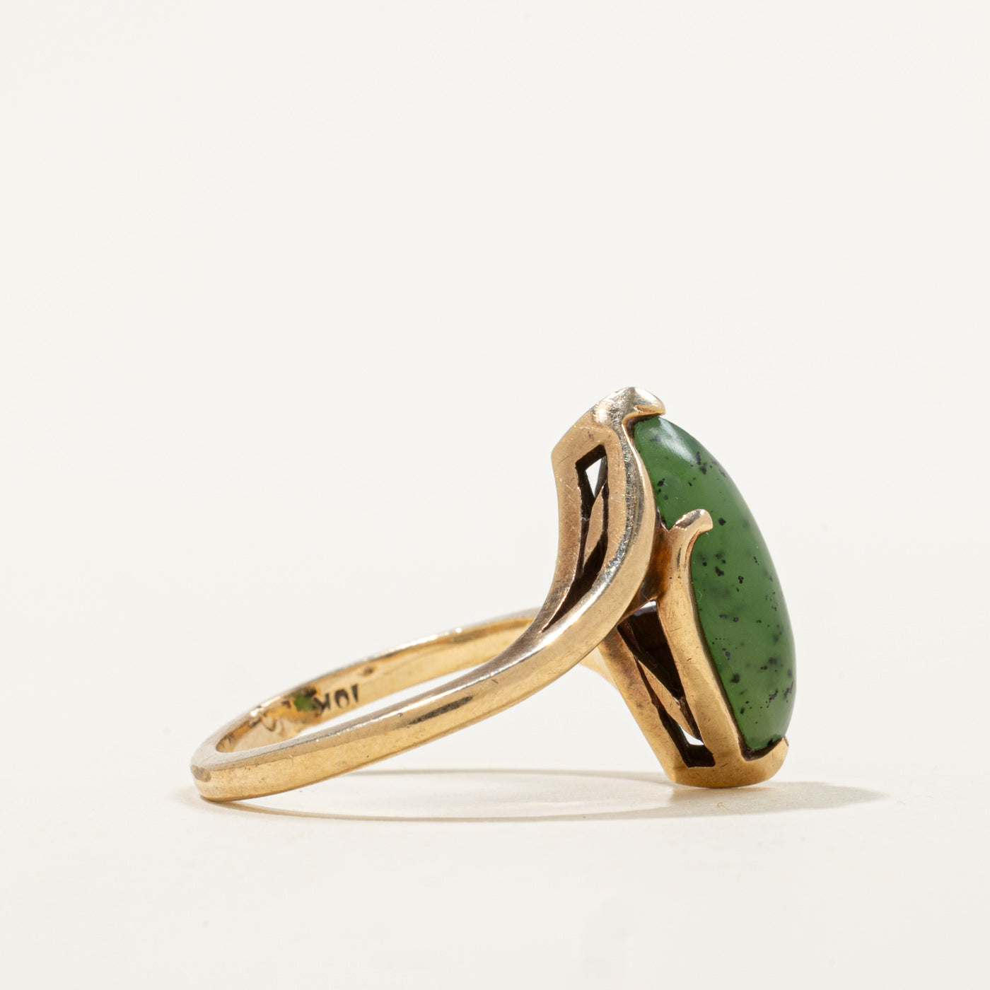 Bague Navette Serpentine Bypass | 2,80 ct | Taille 6,25 | 