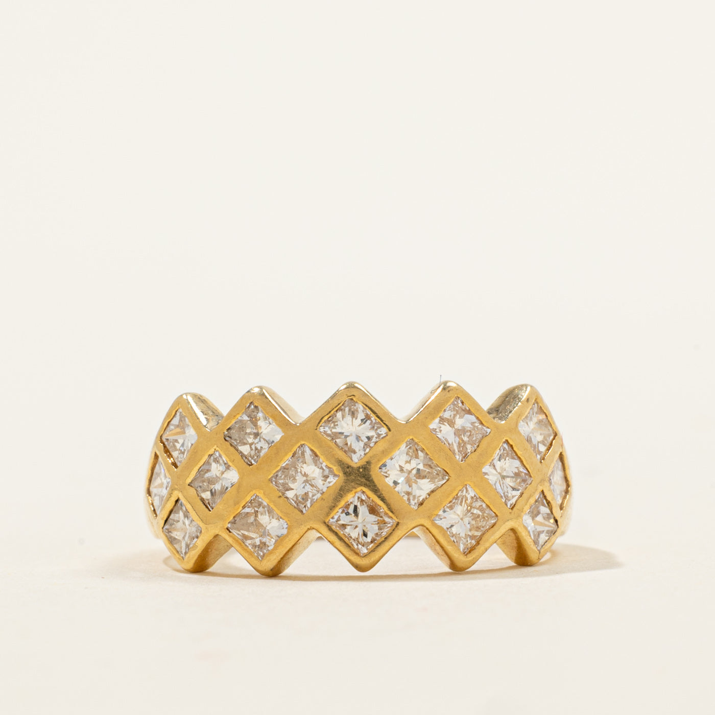 Flush Set Diamond Ring | 1.50ctw | SZ 5.5 |