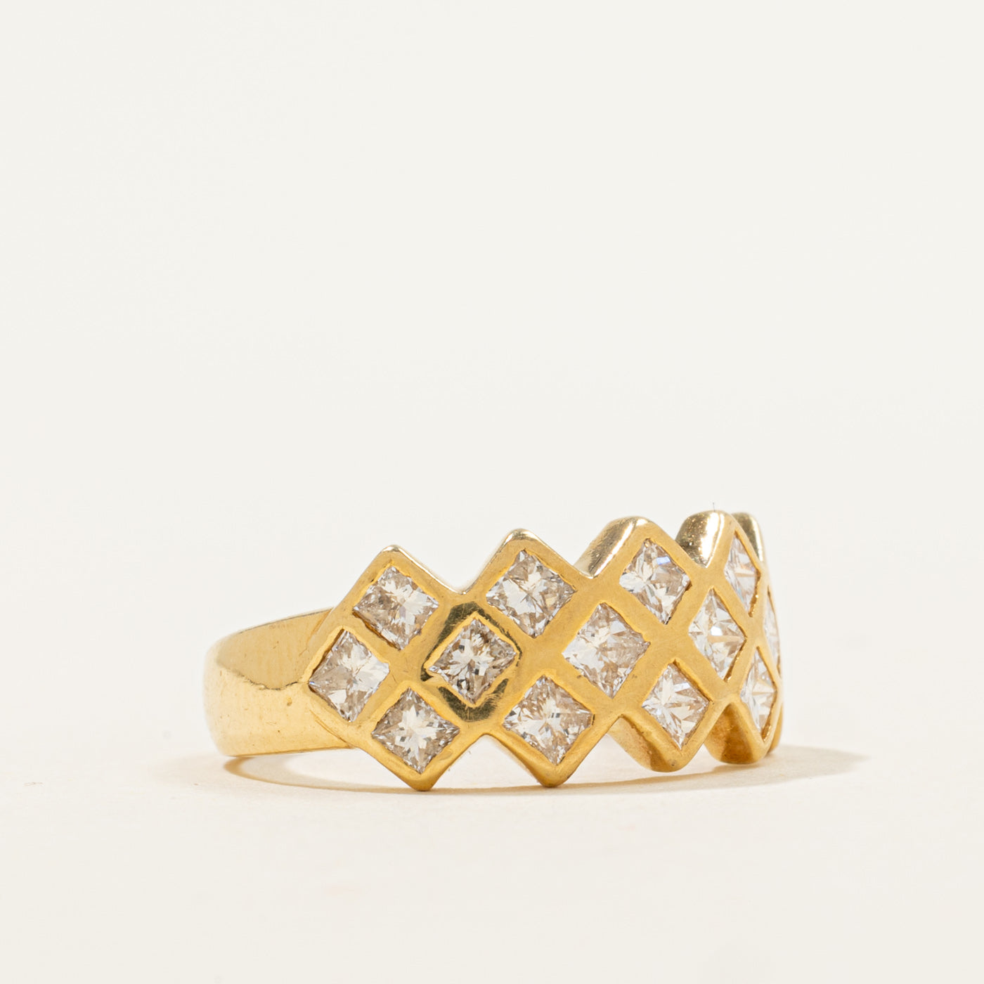 Flush Set Diamond Ring | 1.50ctw | SZ 5.5 |