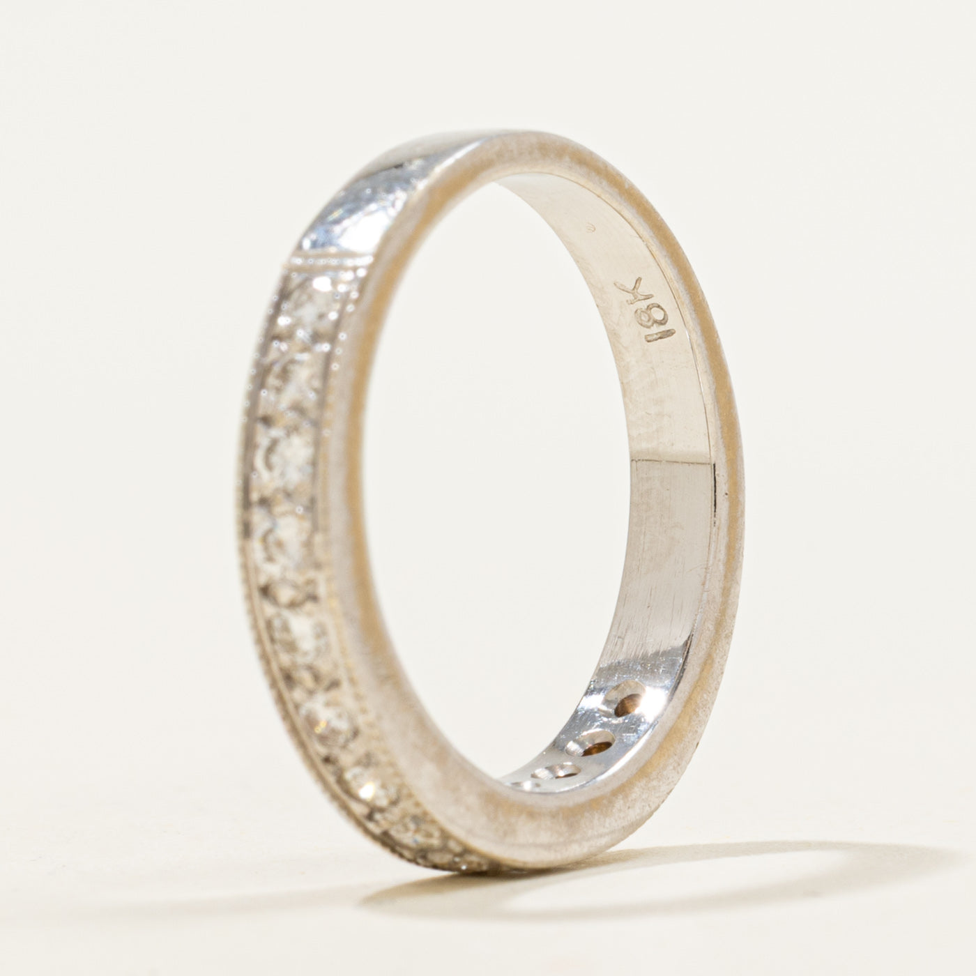 Semi Eternity Diamond Ring | 0.26ctw | SZ 5.75 |