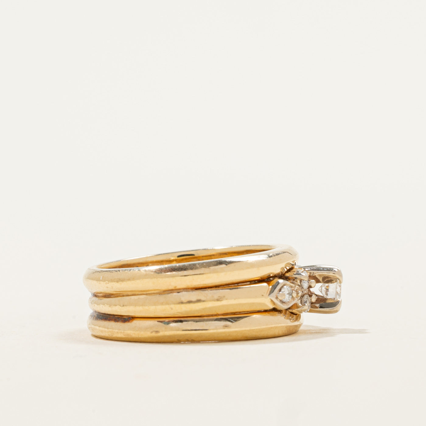 Cluster Set Diamond Ring | 0.18ctw | SZ 4.75 |