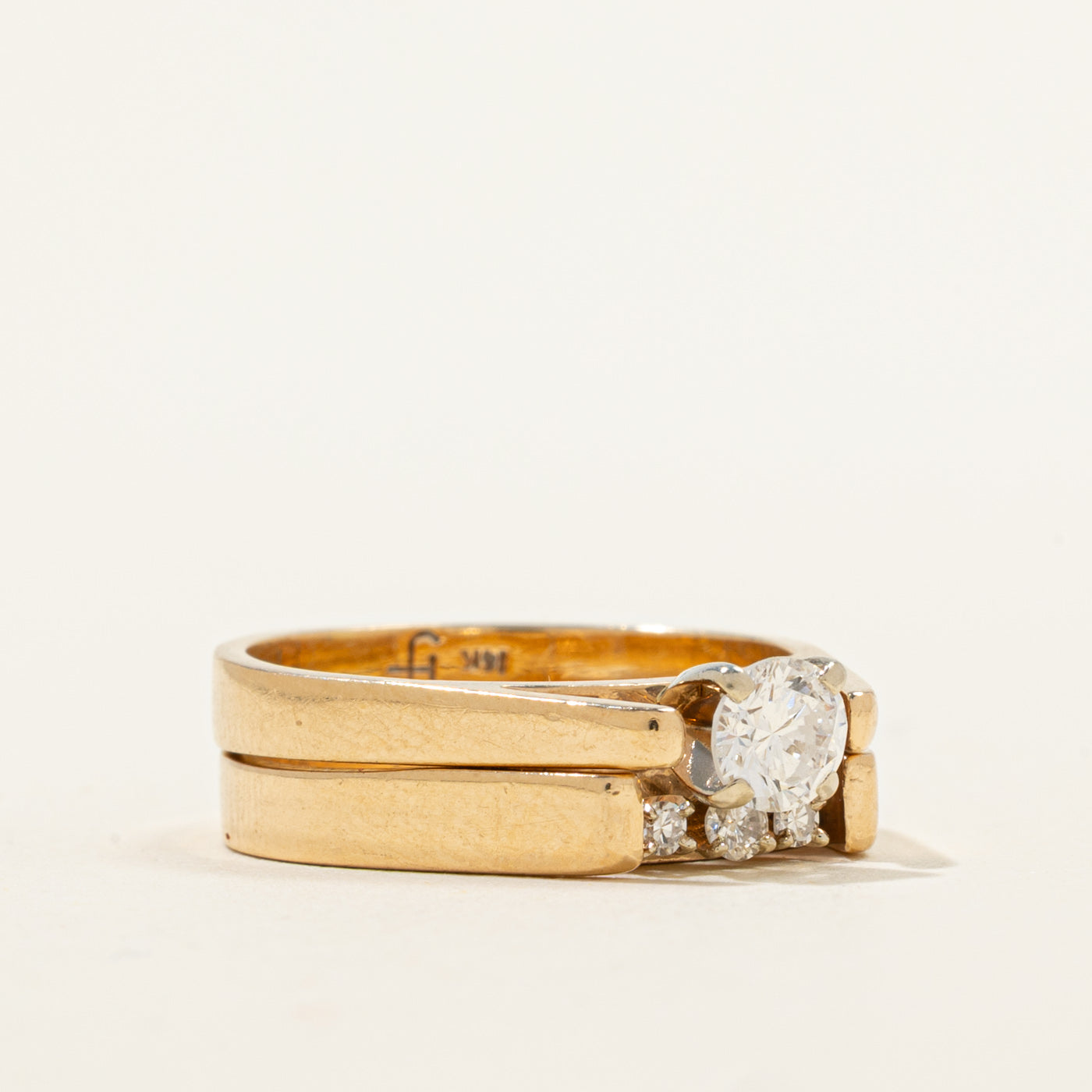 Alliance en diamant | 0,45 ct | Taille 5,75 | 