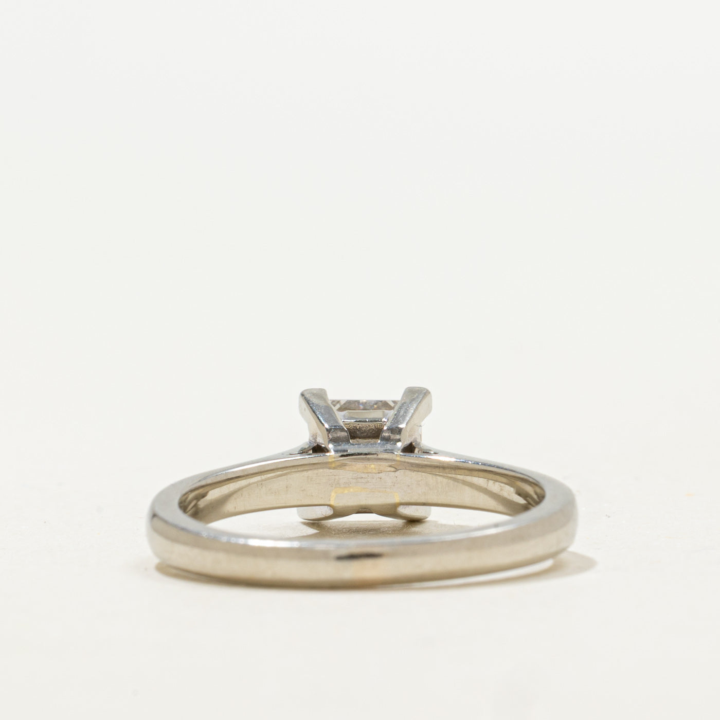 Solitaire Princess Diamond Engagement Ring | 0.92ct | VVS1, G | SZ 5.5