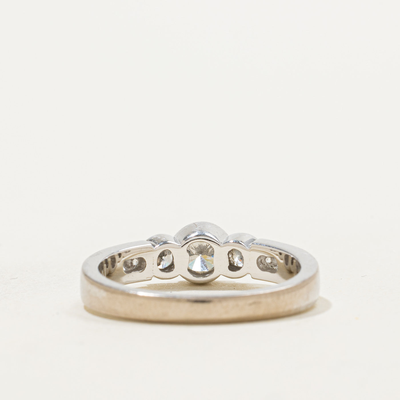 Bague sertie de diamants | 0,50 ct | Taille 6 | 
