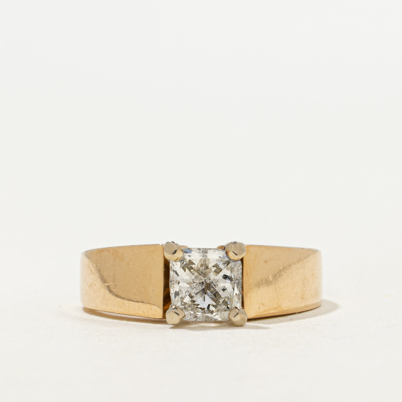 Solitaire Princess Cut Diamond Engagement Ring | 1.06ct | SZ 7 |