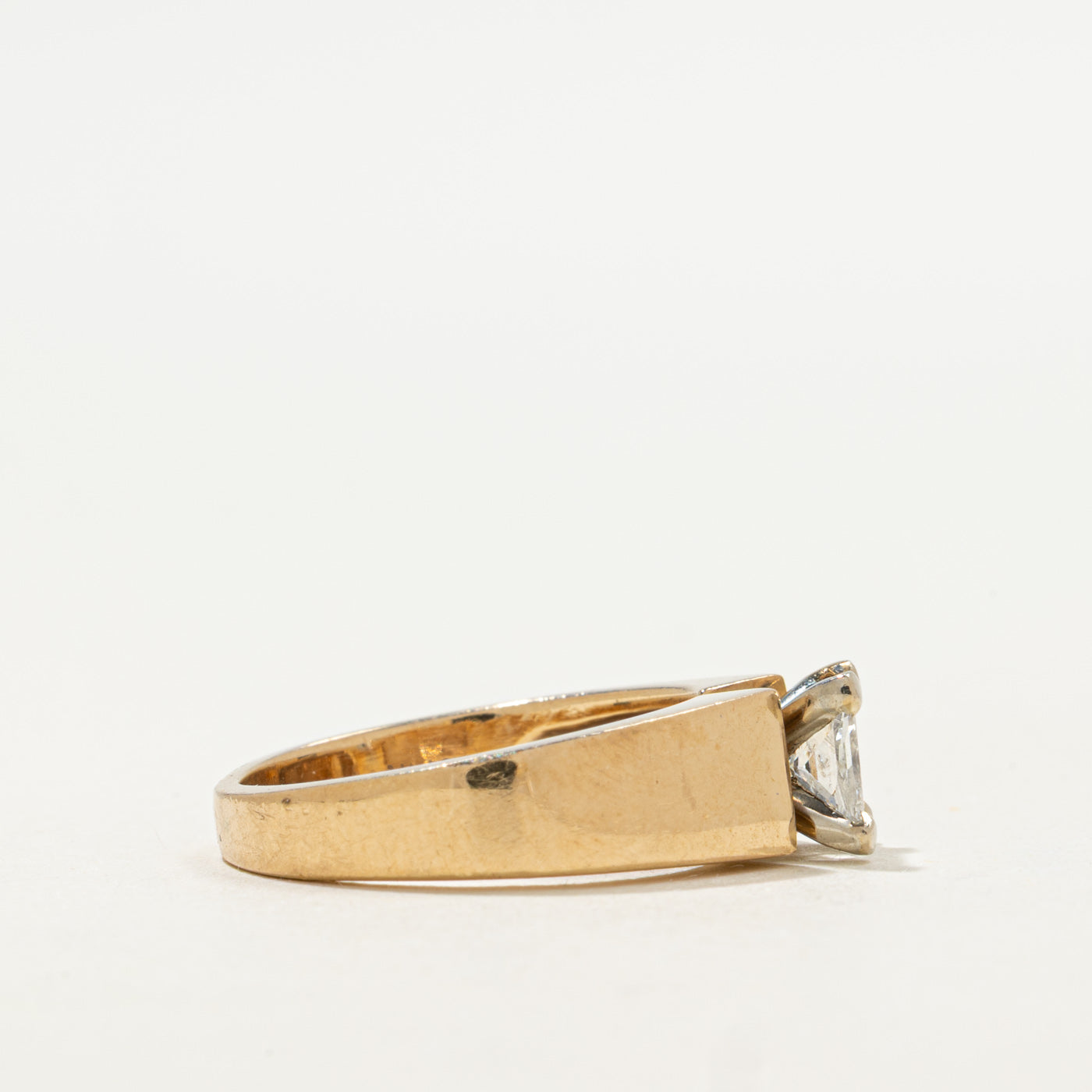 Solitaire Princess Cut Diamond Engagement Ring | 1.06ct | SZ 7 |