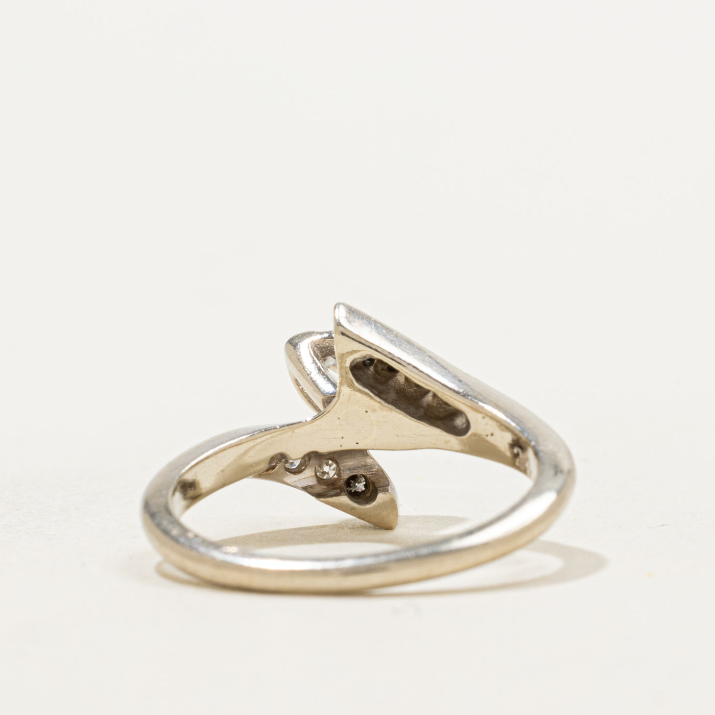 Bypass East West Marquise Diamond Ring | 0.38ctw | SZ 4.25 |