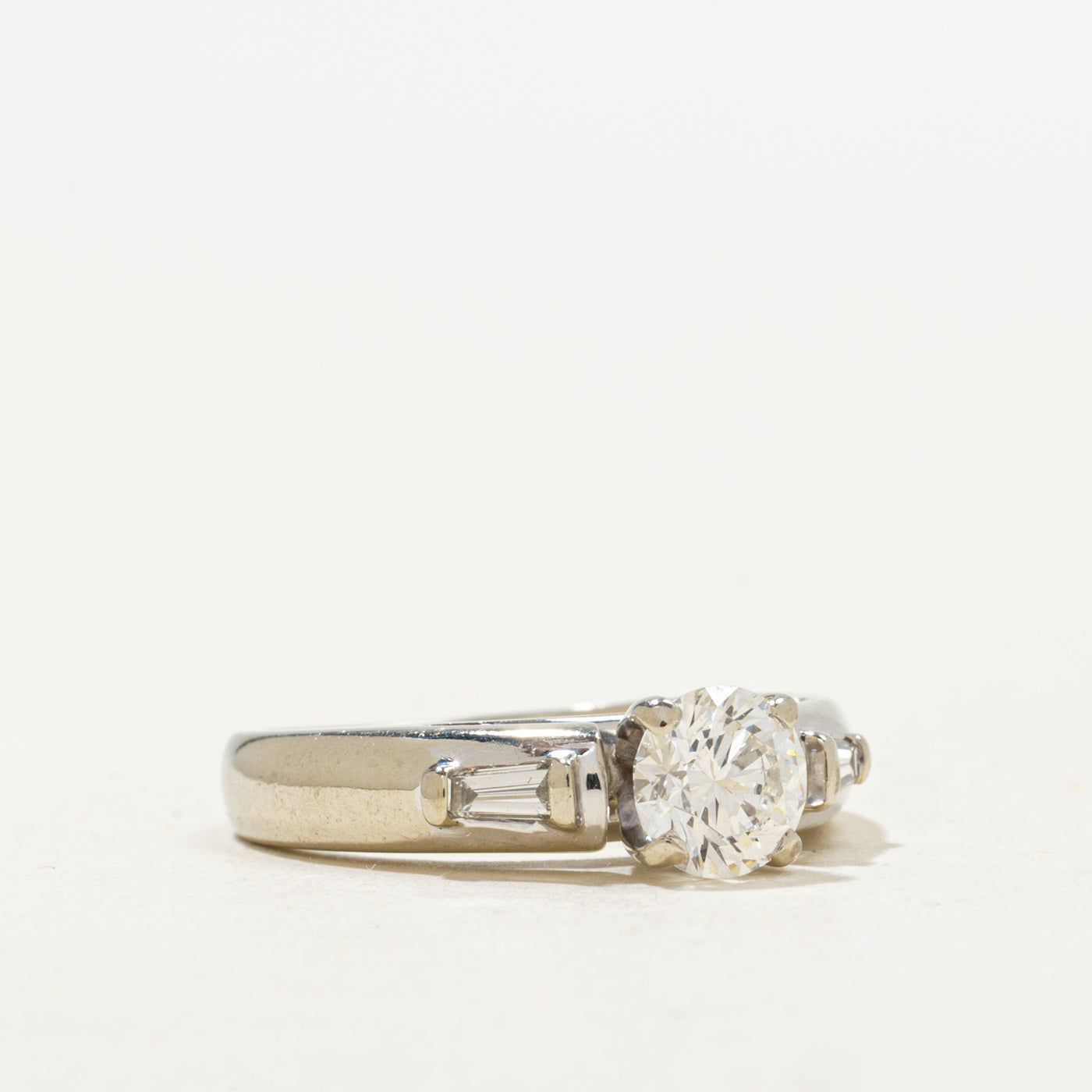 Three Stone Diamond Engagement Ring | 0.89ctw | SZ 5 |