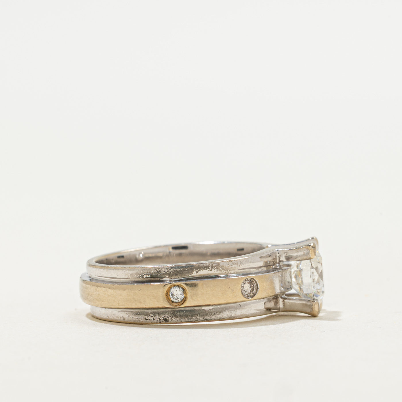 Bague de fiançailles Piaget Bold Band | 1,10 ct | Taille 6 | 