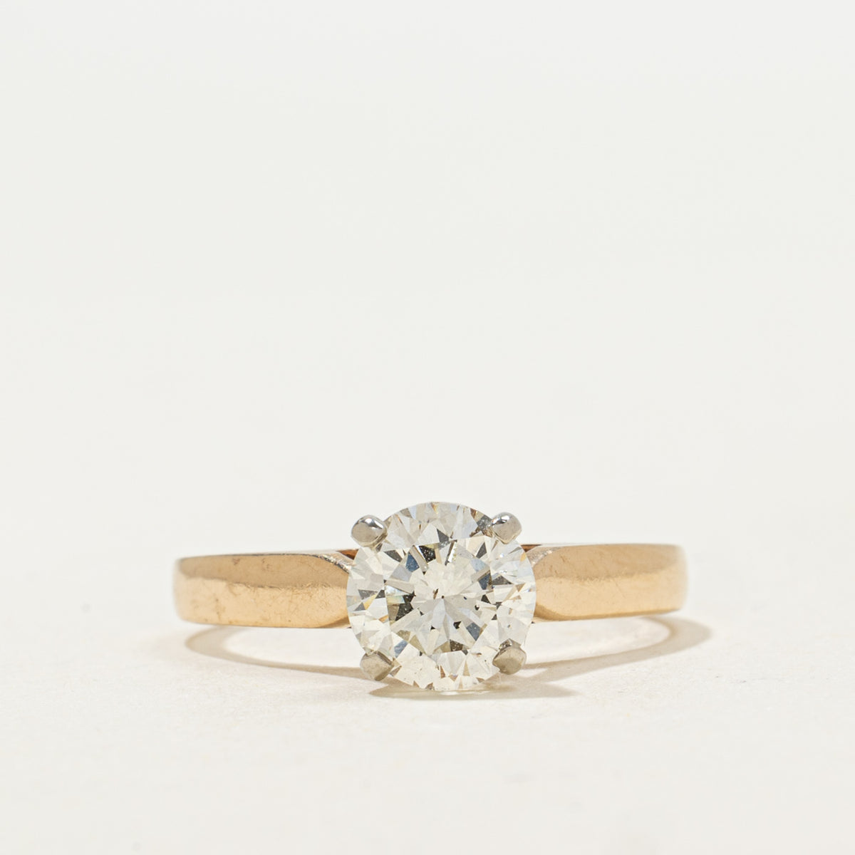 High Set Diamond Solitaire Engagement Ring | 0.95ct | SZ 5