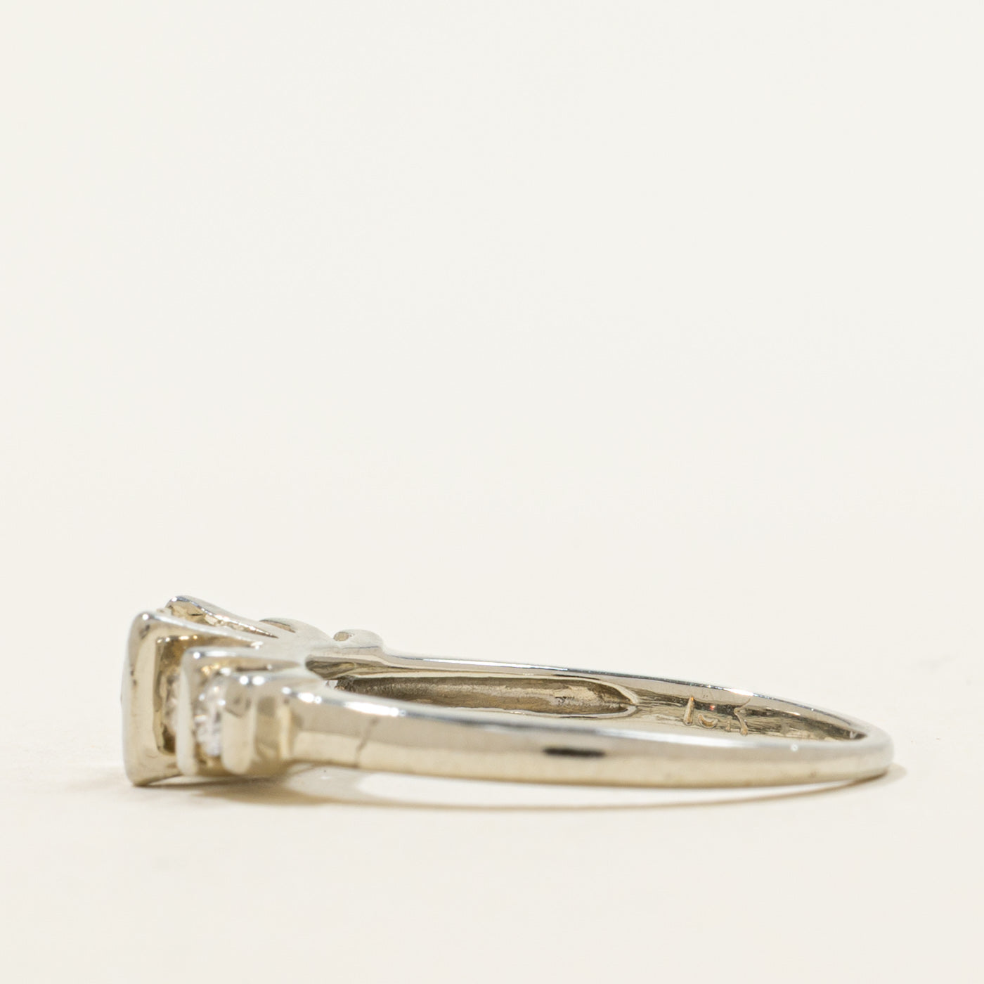 Tension Set Five Stone Diamond Ring | 0.80ctw | SZ 6.75 |