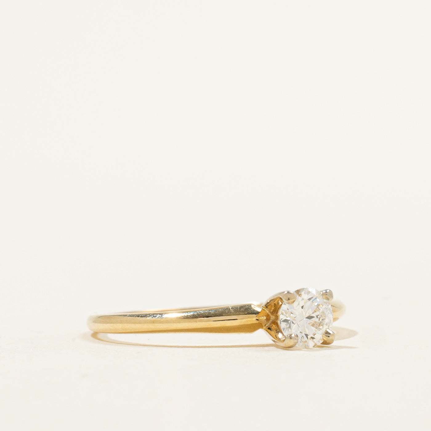 Solitaire Diamond Engagement Ring | 0.48ct | SZ 7.75 |